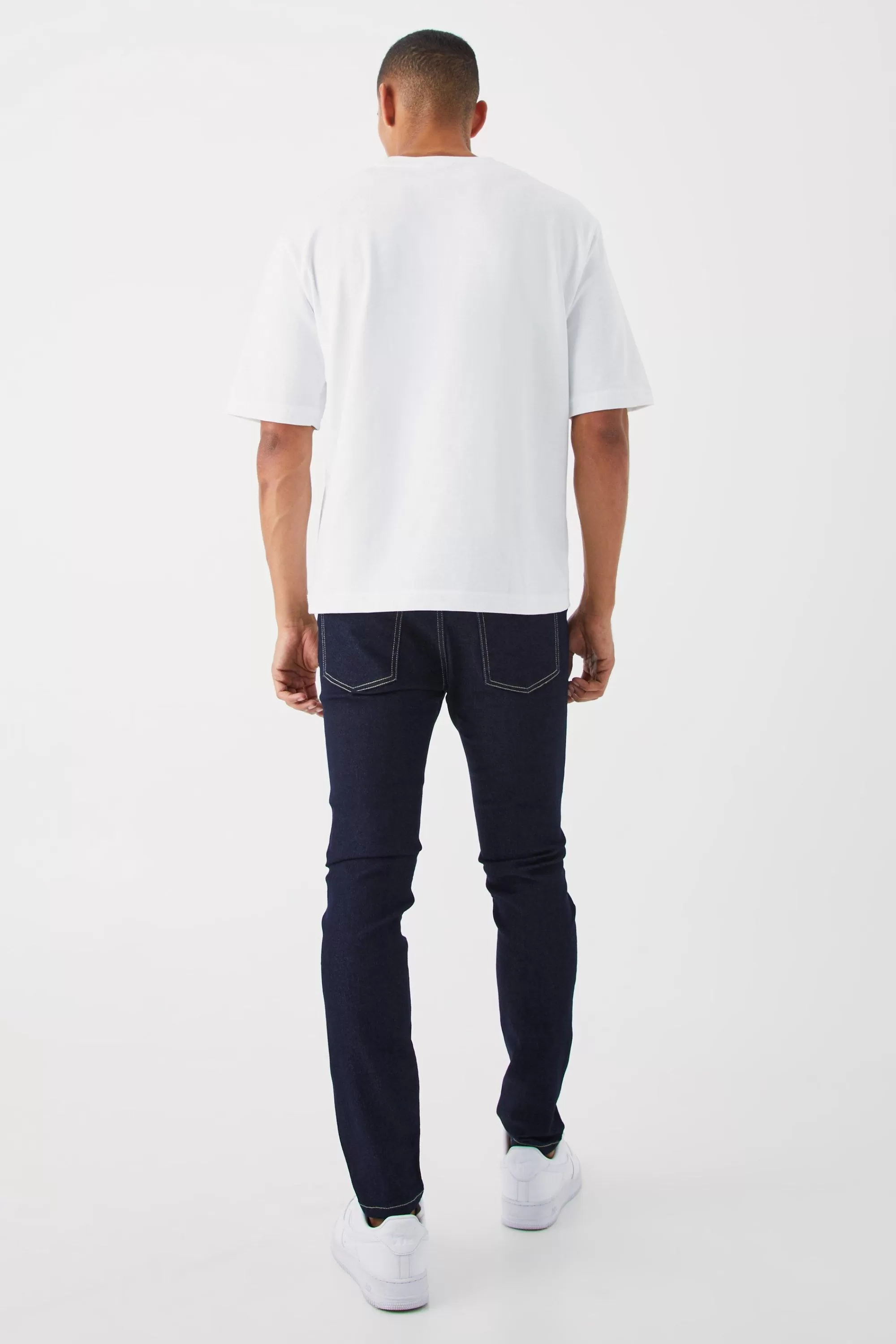 boohooMAN Skinny Stretch Jean | UK