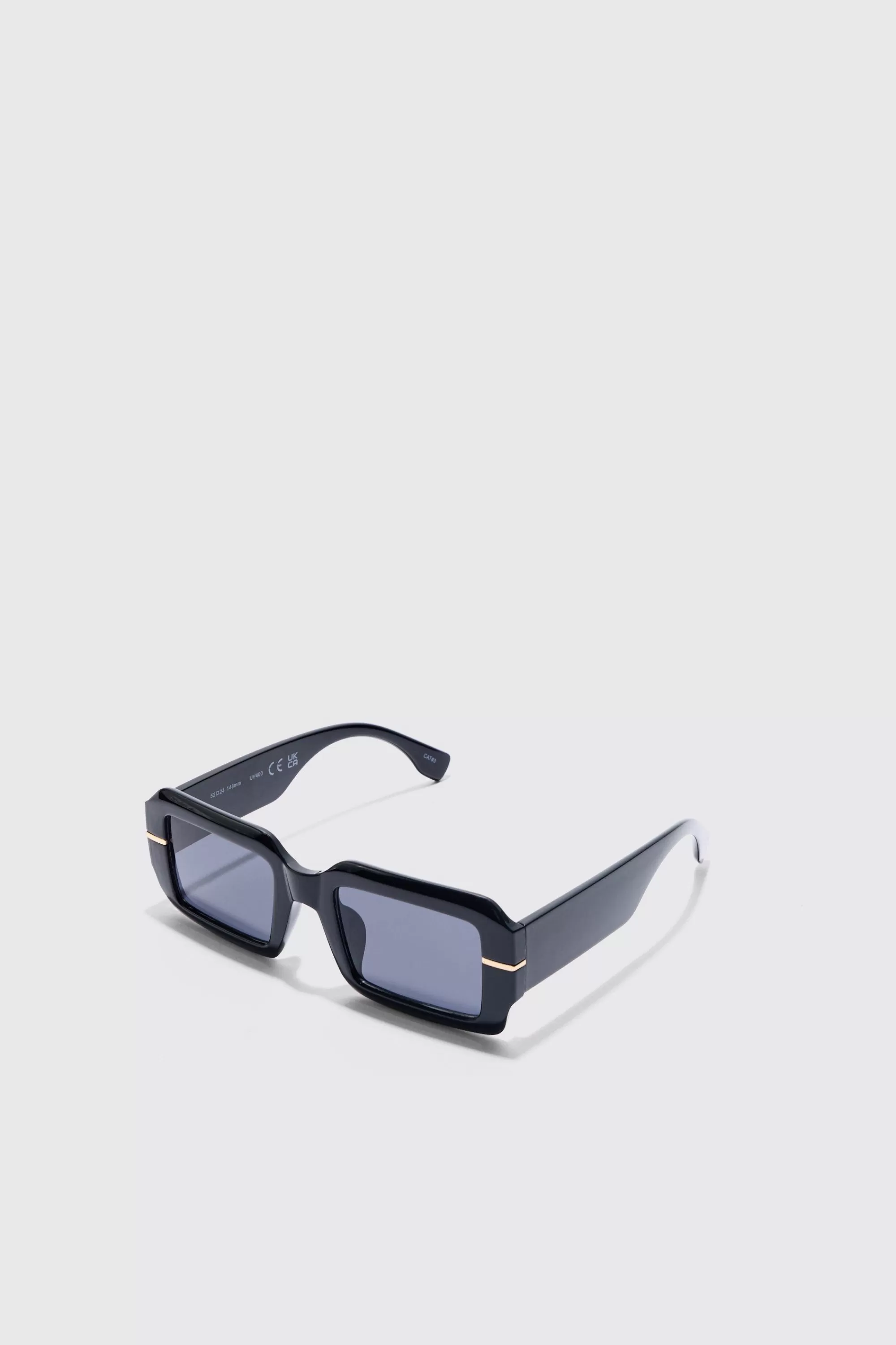boohooMAN Square Plastic Sunglasses | UK