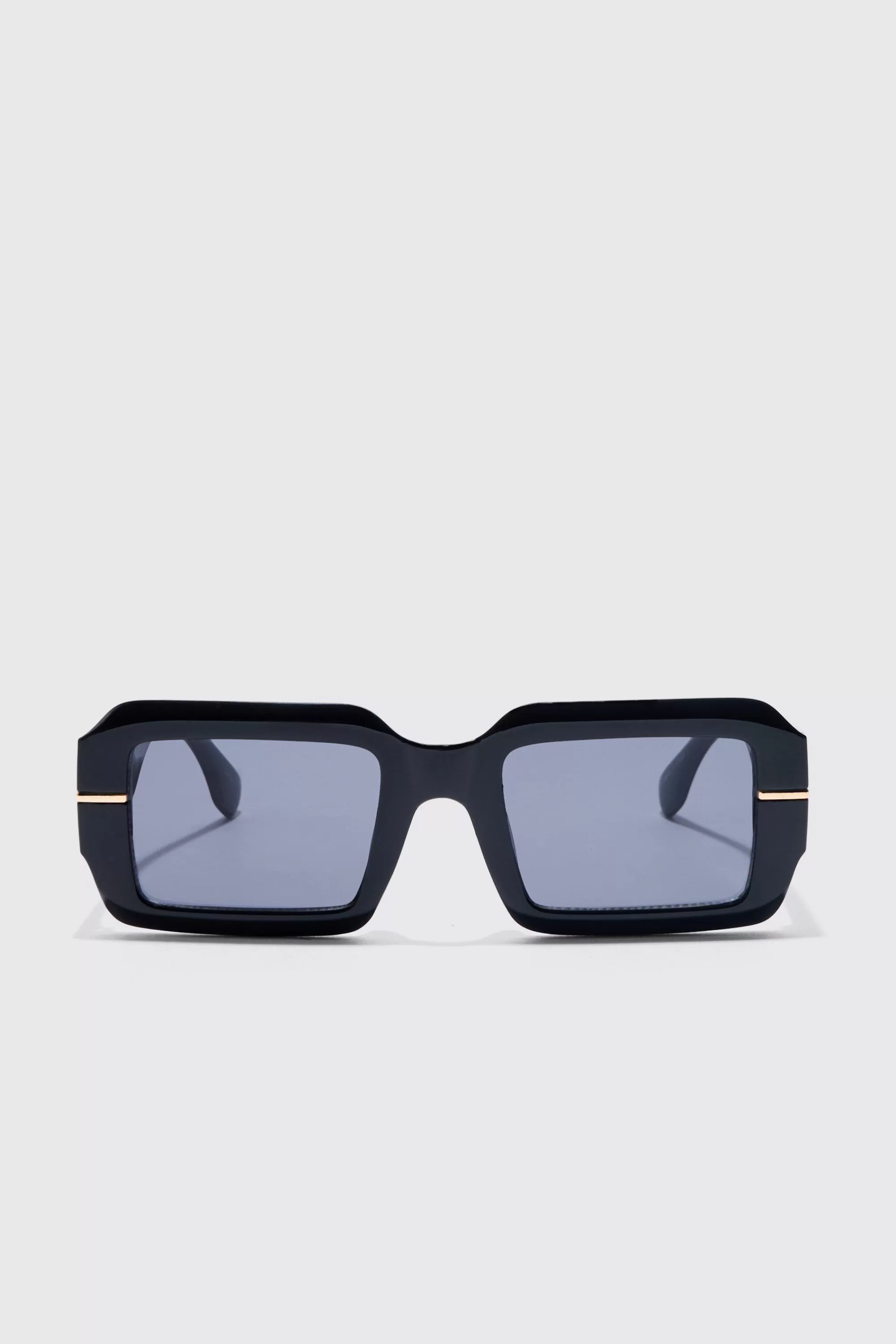 boohooMAN Square Plastic Sunglasses | UK