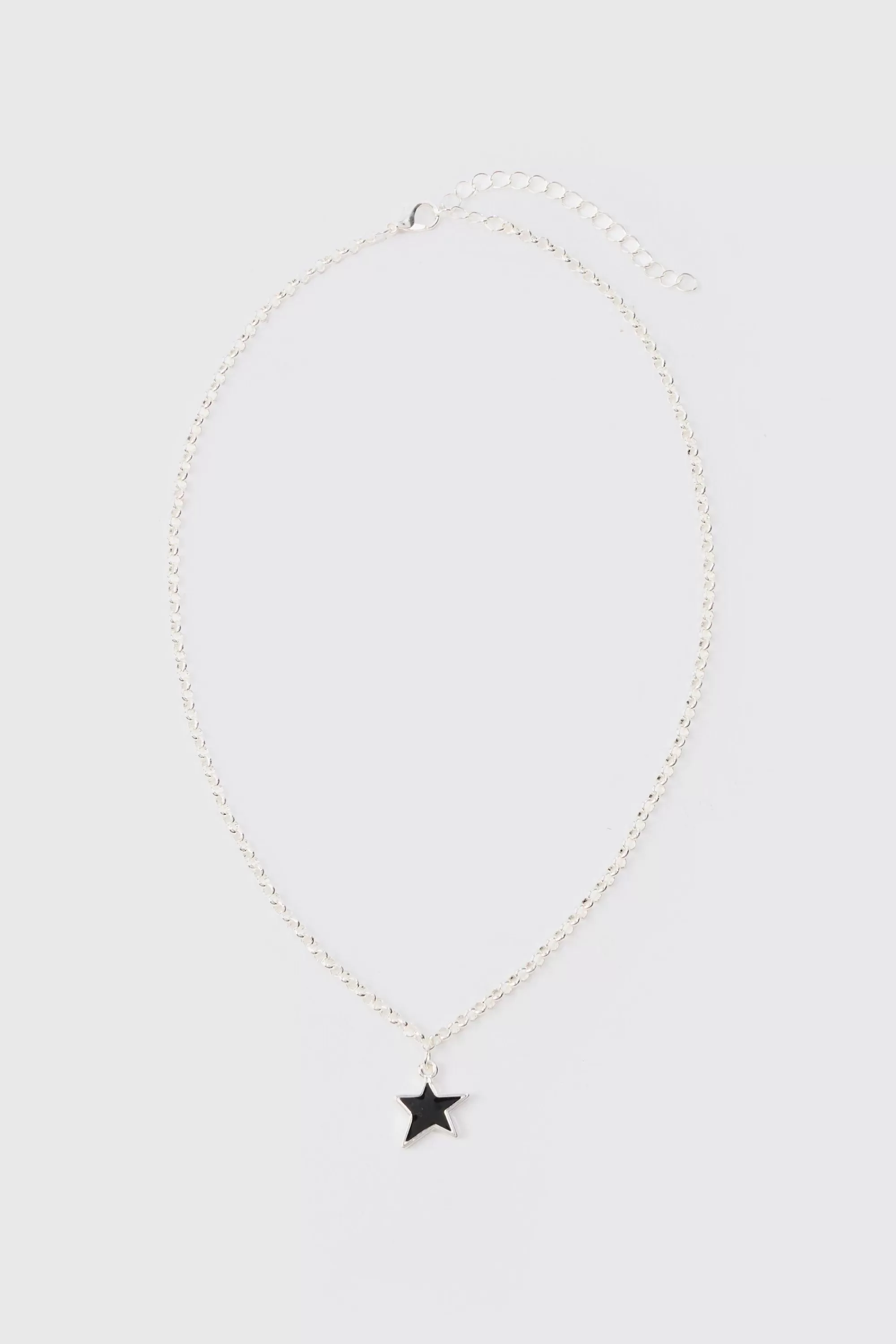 boohooMAN Star Pendant Chain Necklace | UK