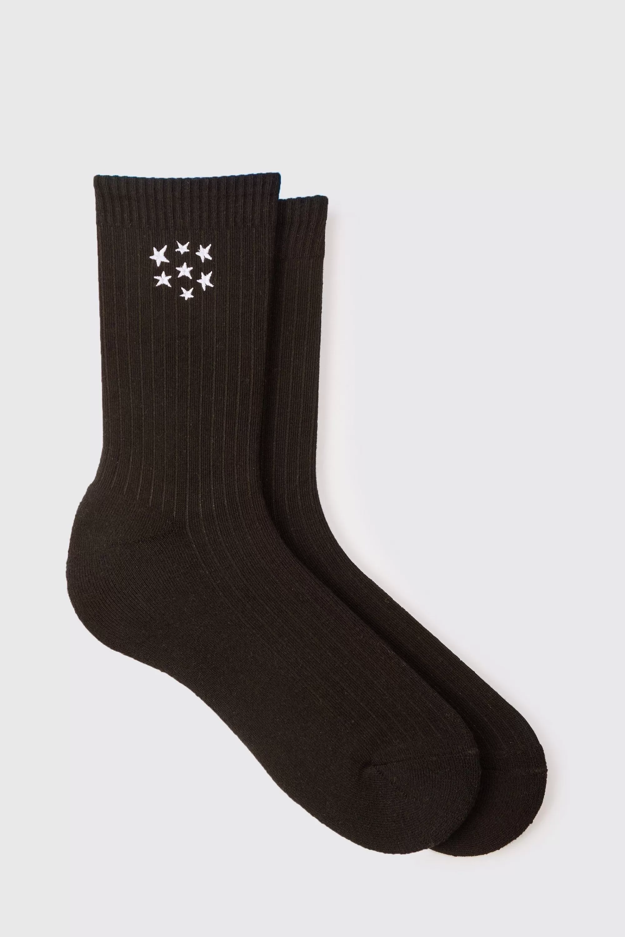 boohooMAN Star Print Socks | UK