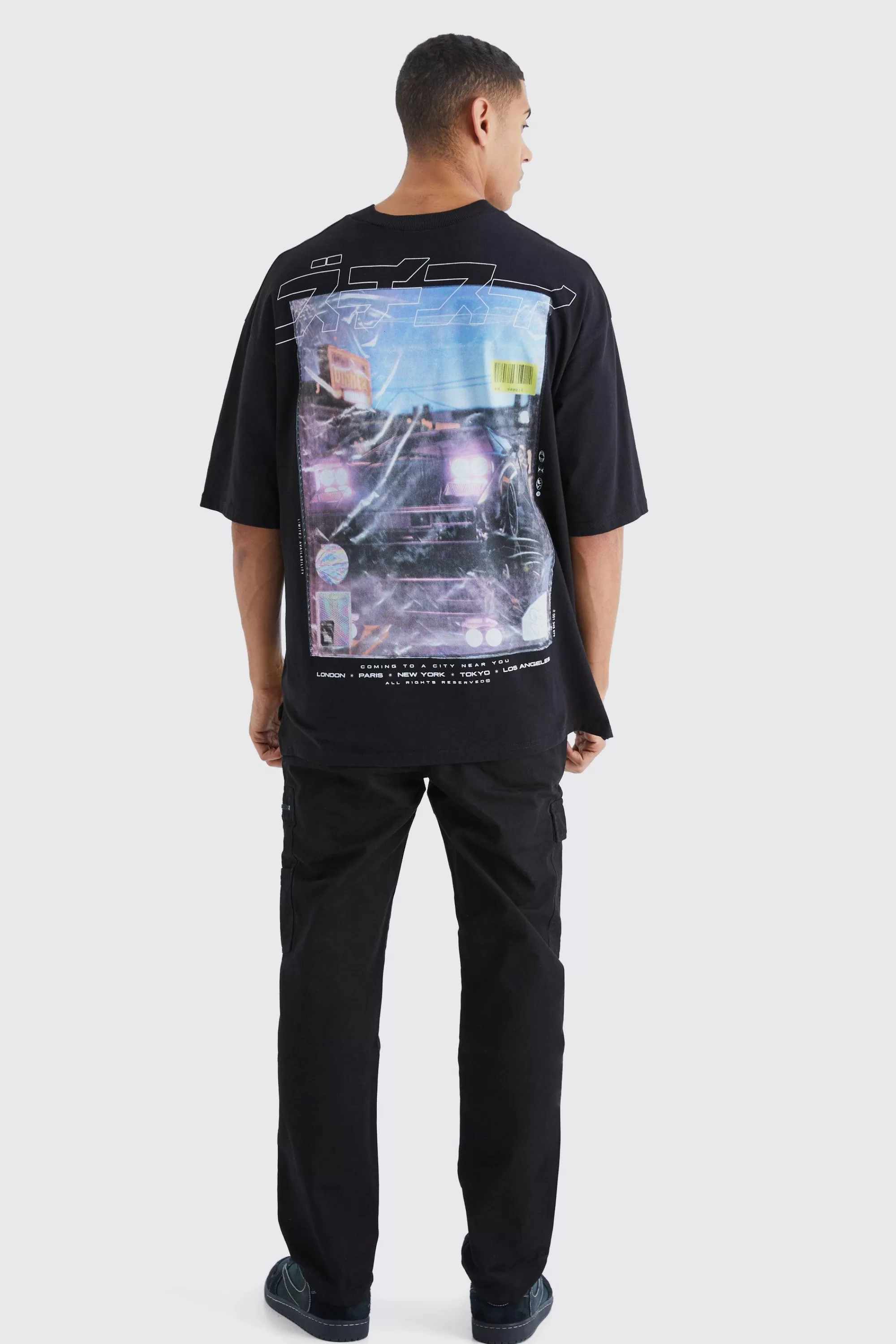 boohooMAN Straight Leg Cargo Trouser With Branded Zip Puller | UK