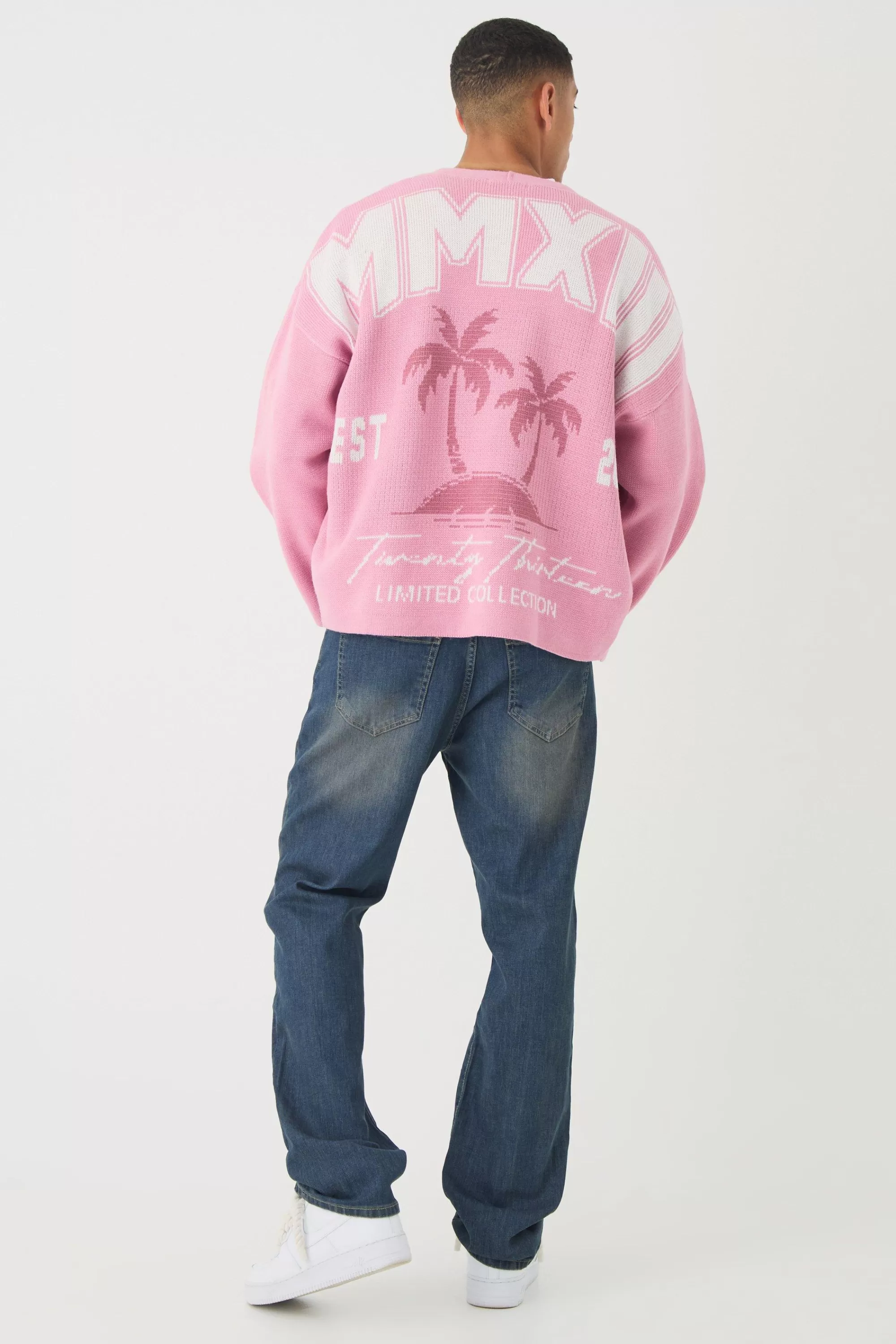 boohooMAN Straight Leg Ripped Knee Jeans | UK