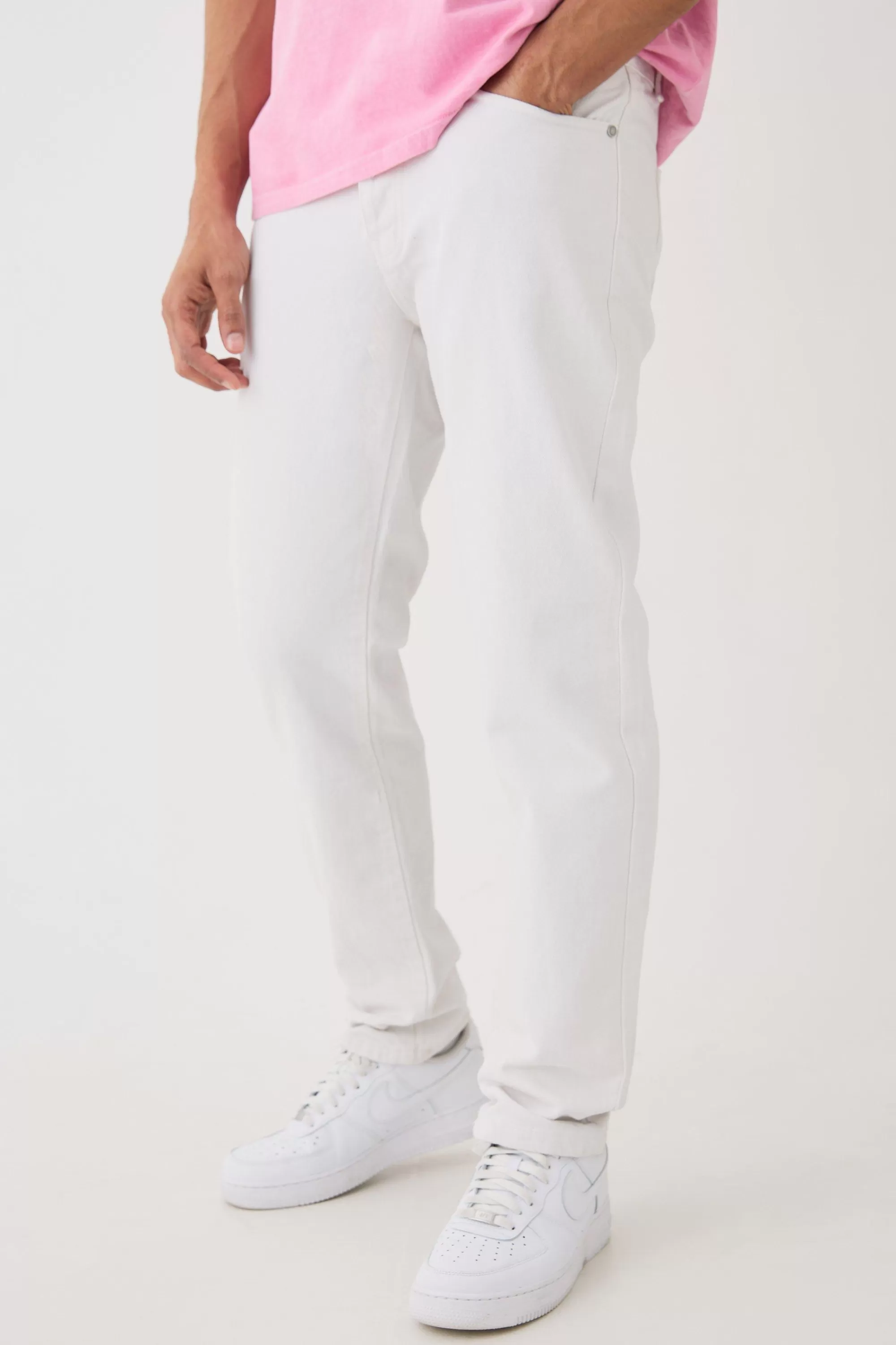 boohooMAN Straight Rigid Jean | UK