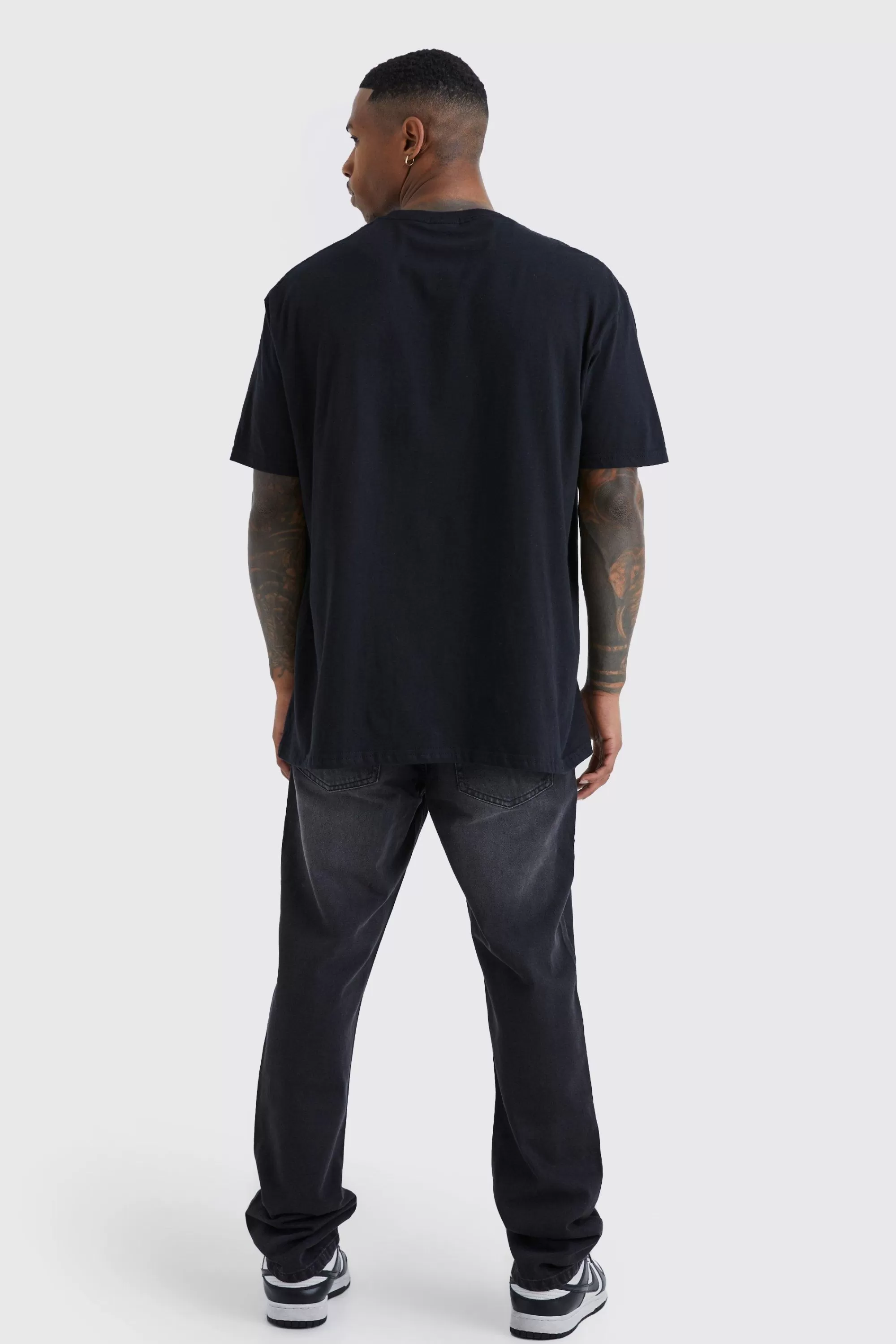 boohooMAN Straight Rigid Jean | UK
