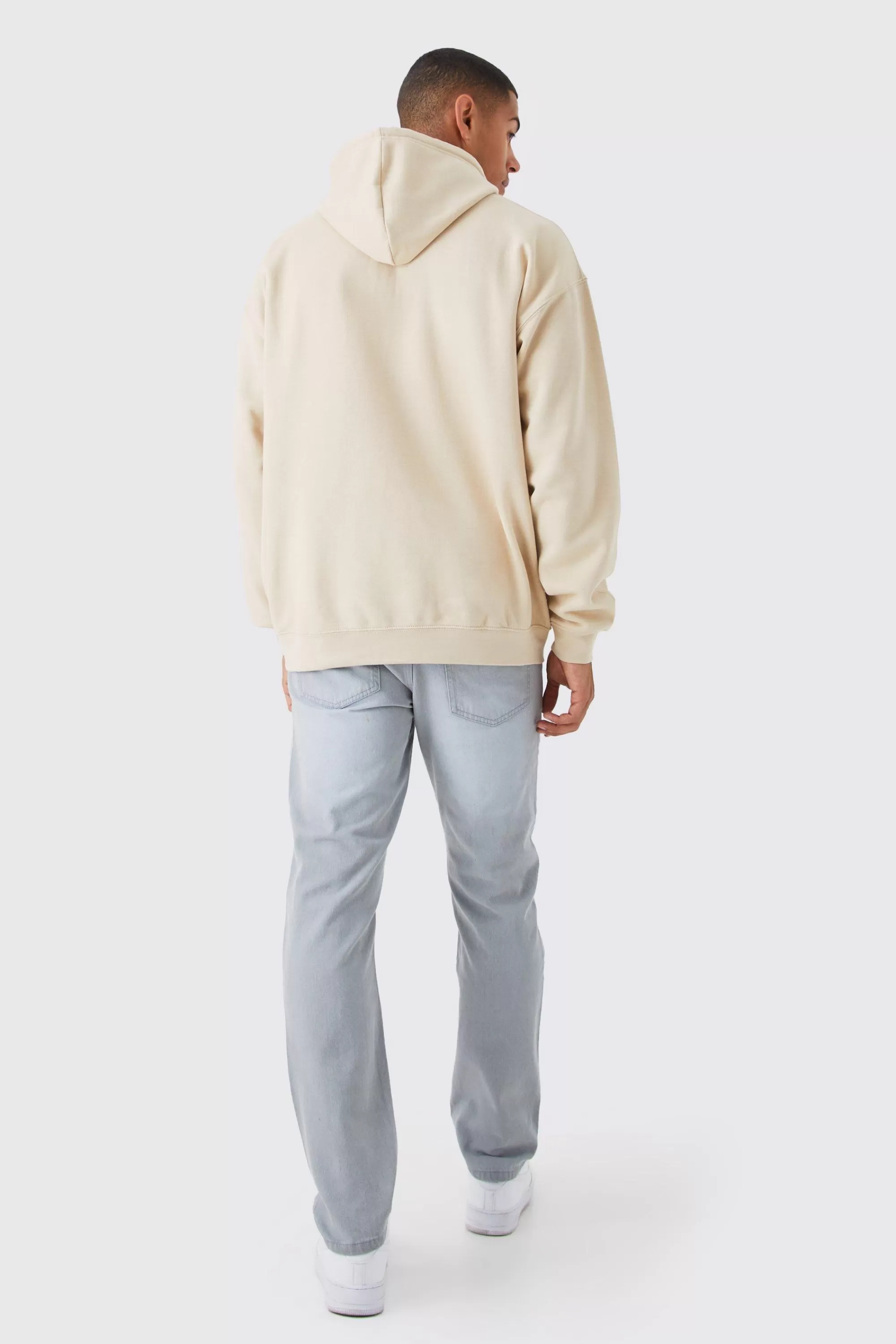 boohooMAN Straight Rigid Jean | UK