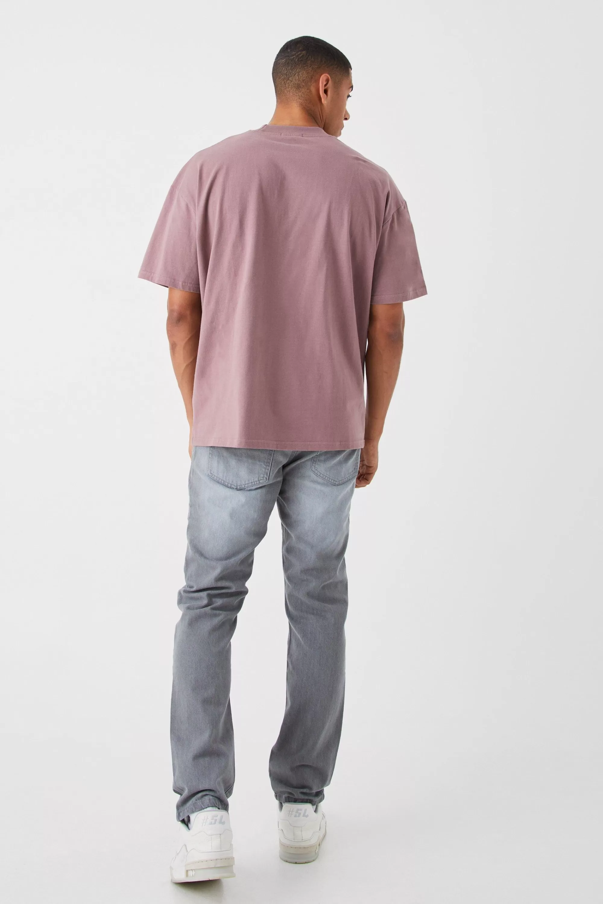 boohooMAN Straight Rigid Jean | UK