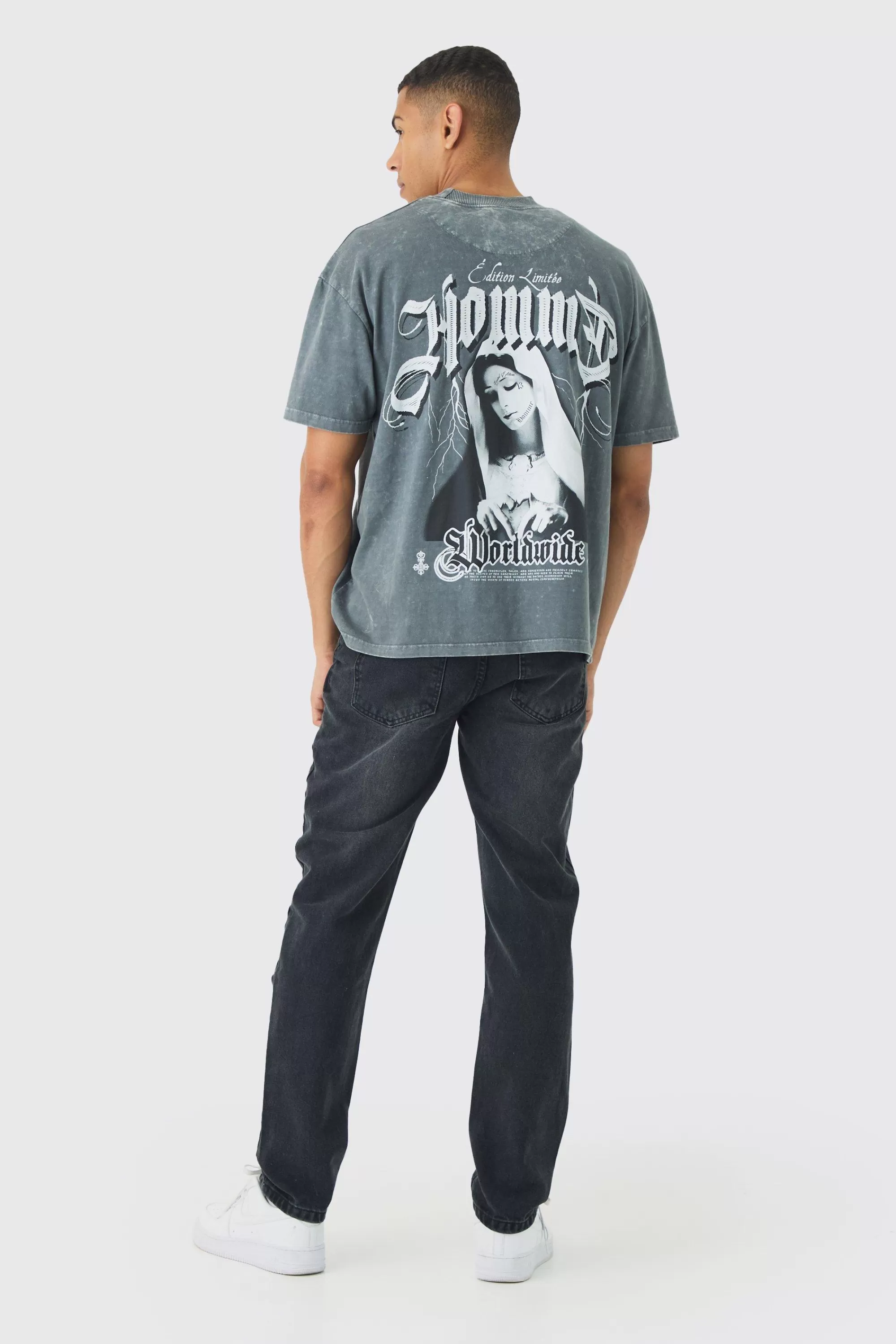 boohooMAN Straight Rigid Jean In | UK