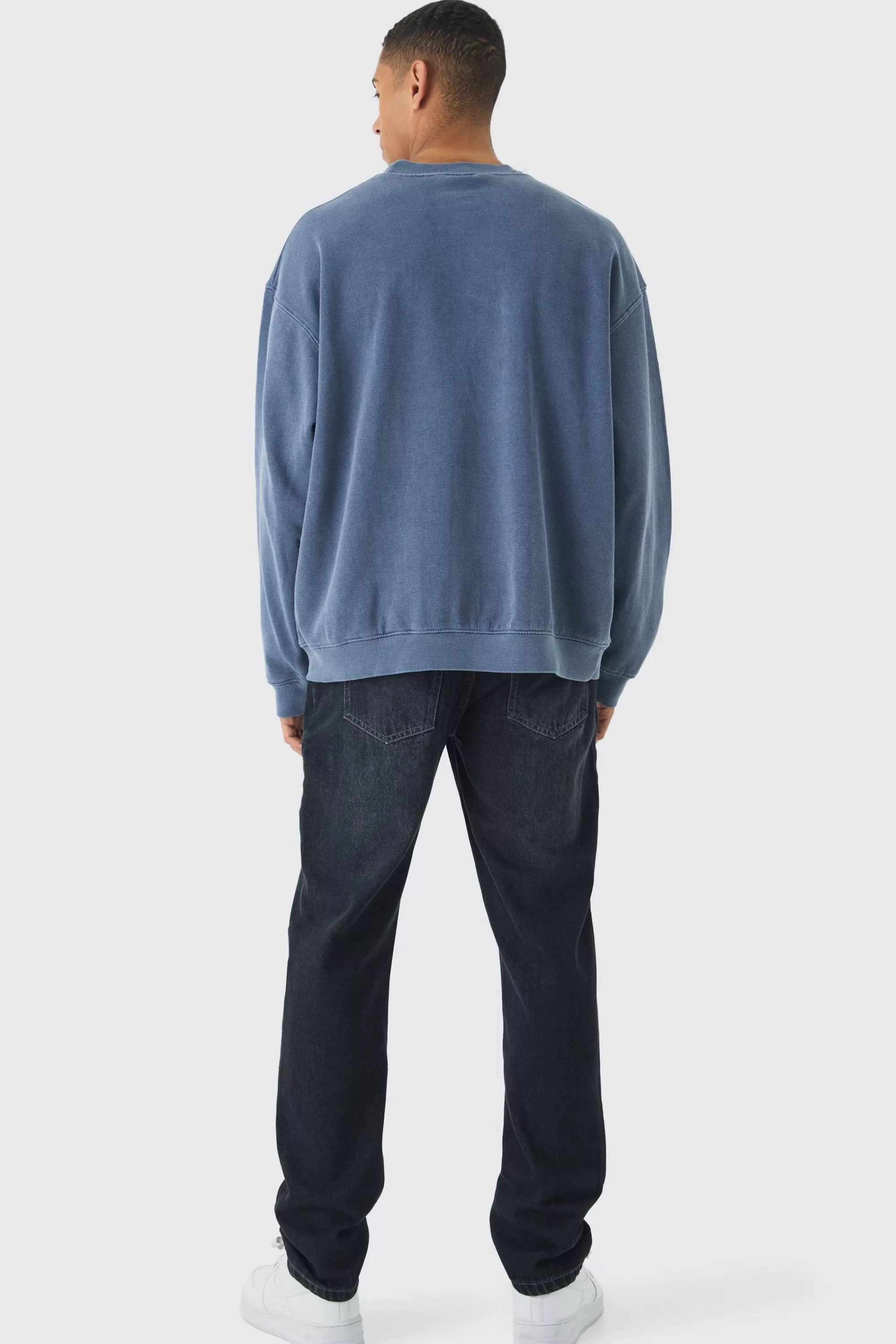 boohooMAN Straight Rigid Jean In | UK