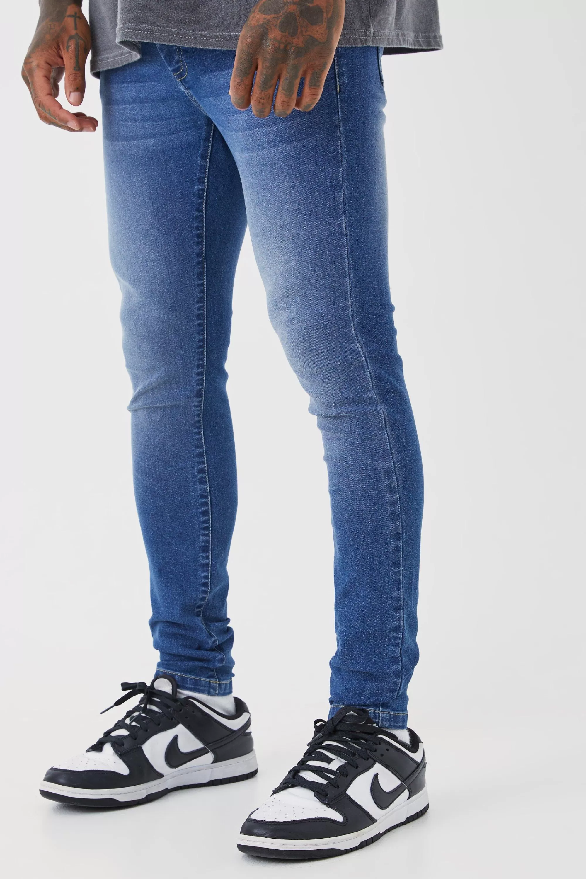 boohooMAN Super Skinny Stretch Jean | UK