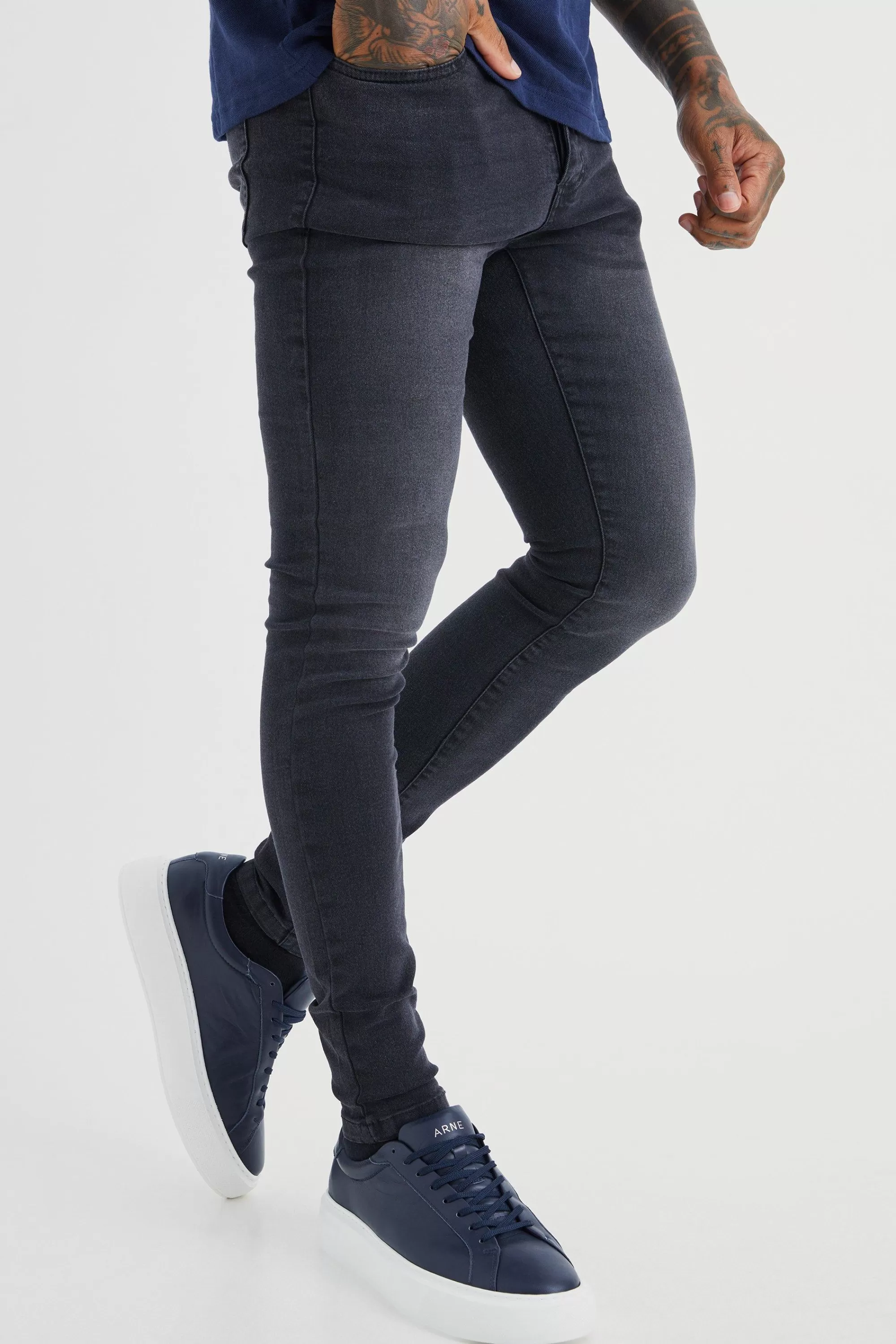 boohooMAN Super Skinny Stretch Jean | UK