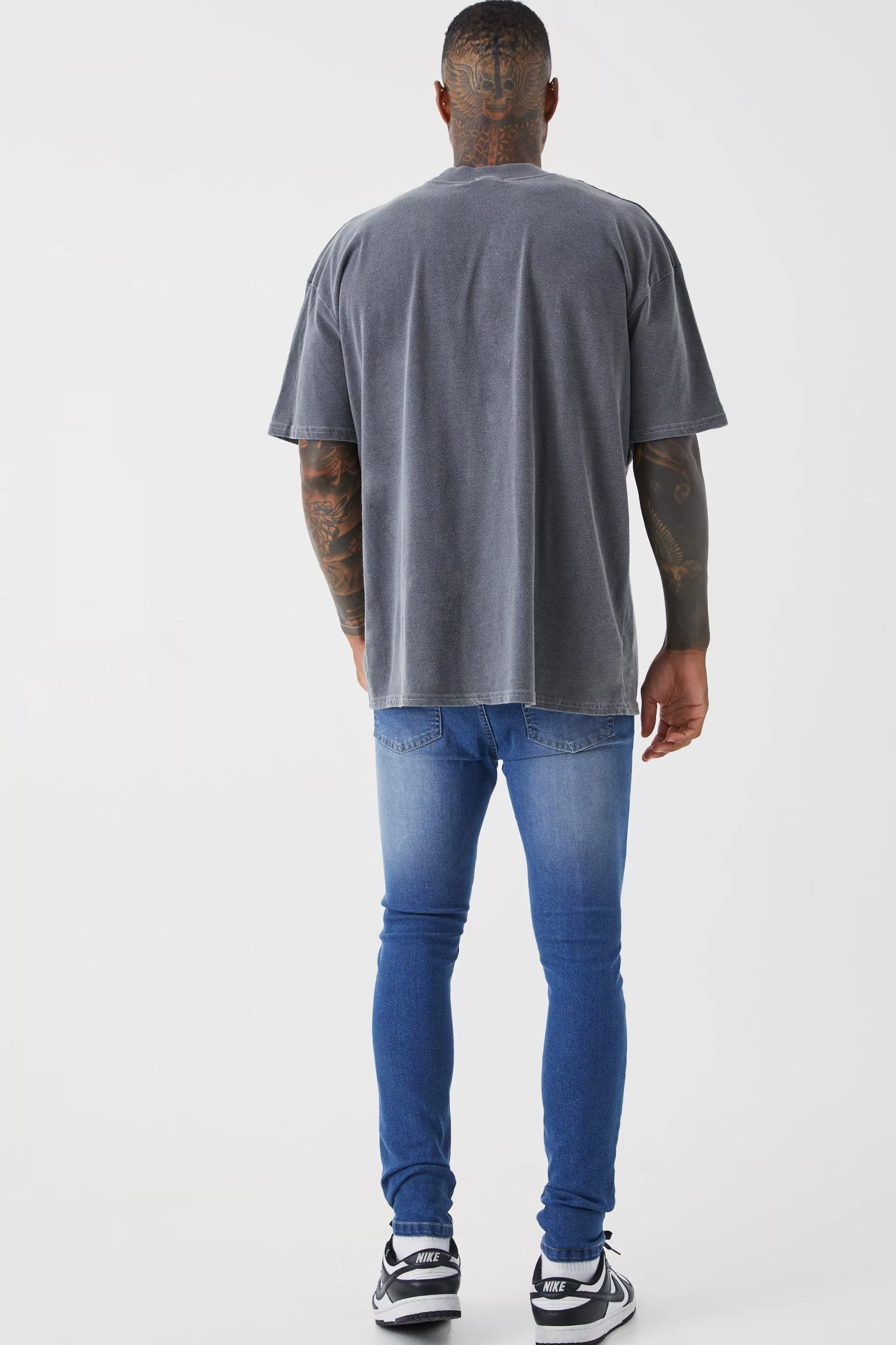 boohooMAN Super Skinny Stretch Jean | UK