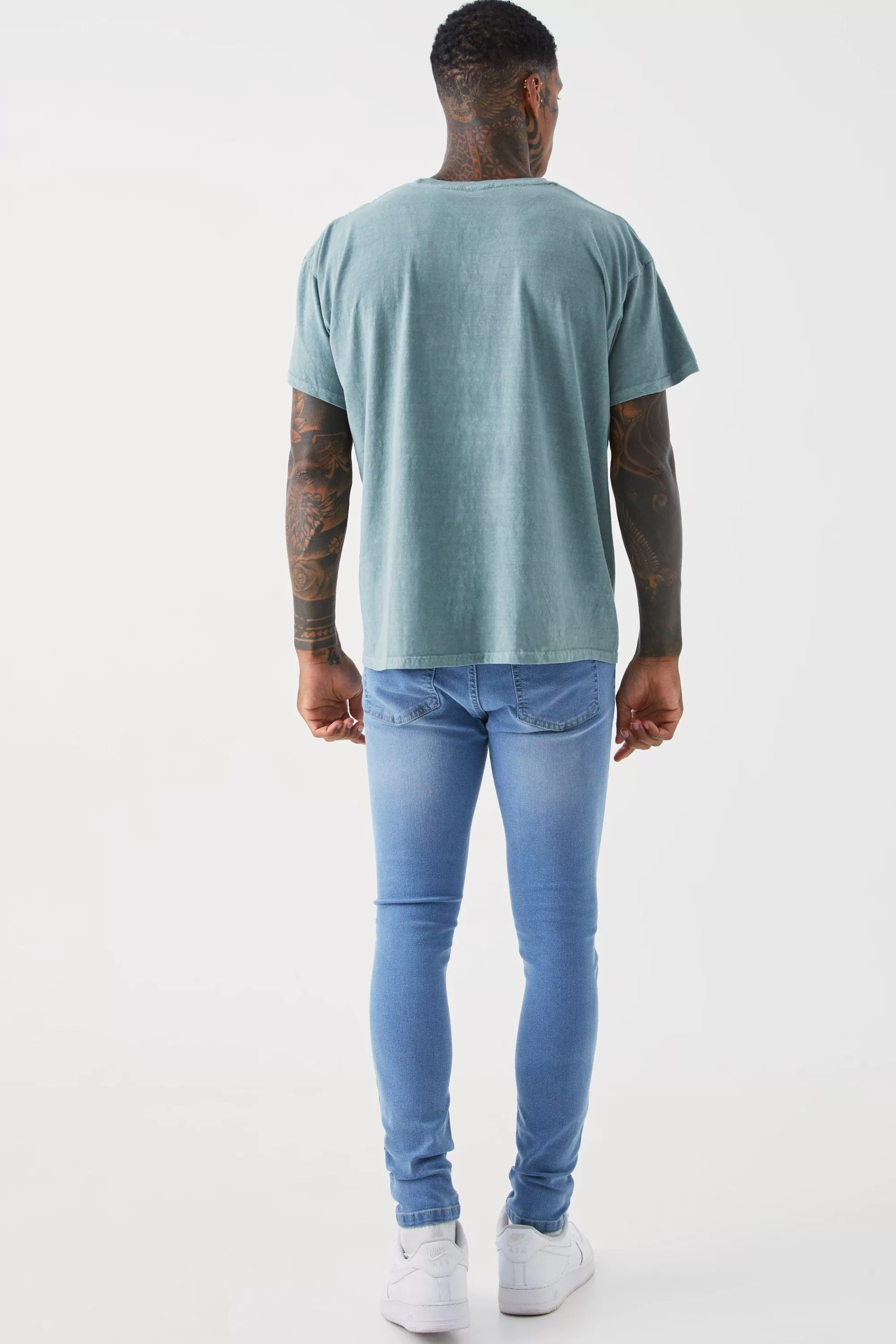 boohooMAN Super Skinny Stretch Jean | UK