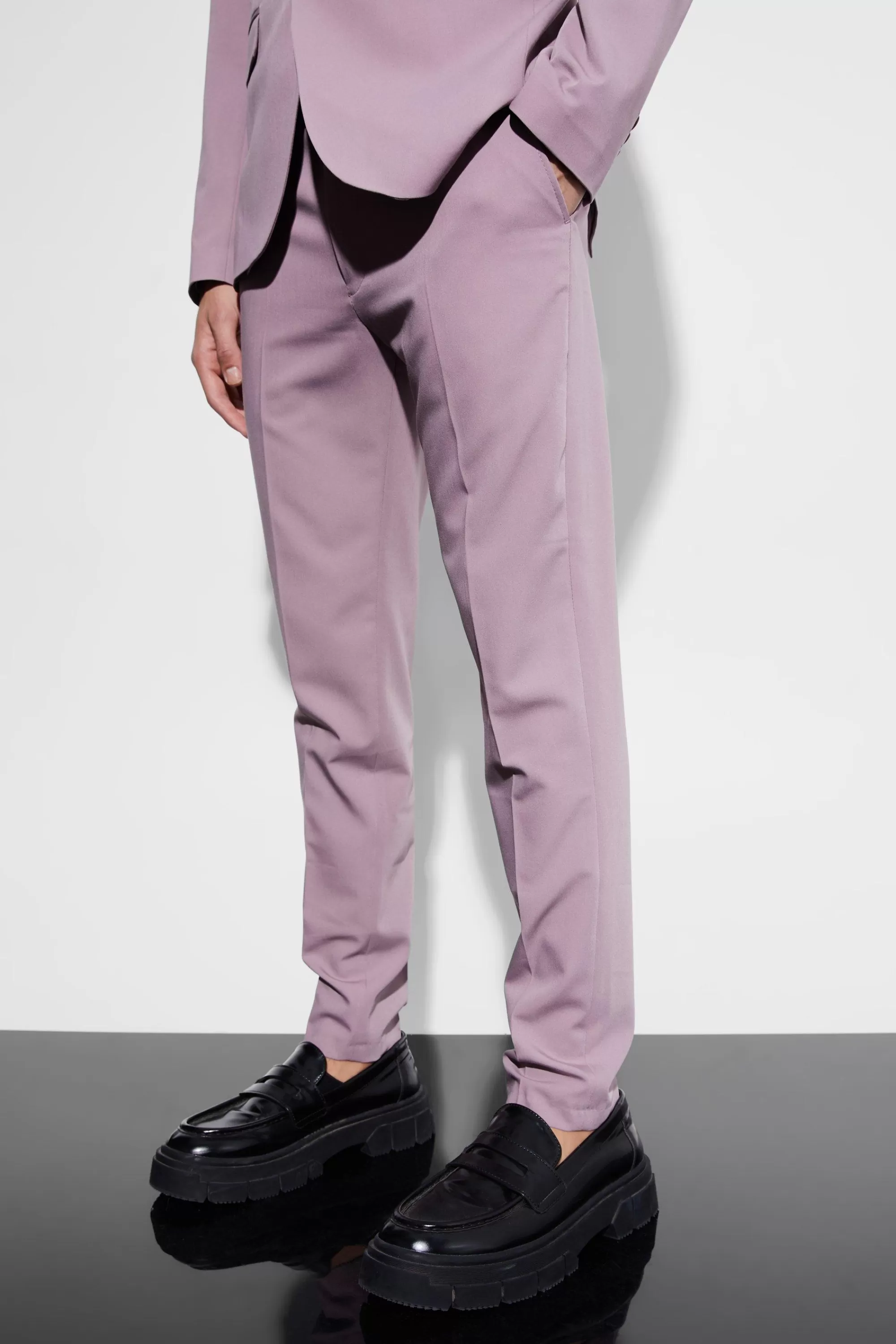boohooMAN Super Skinny Suit Trousers | UK