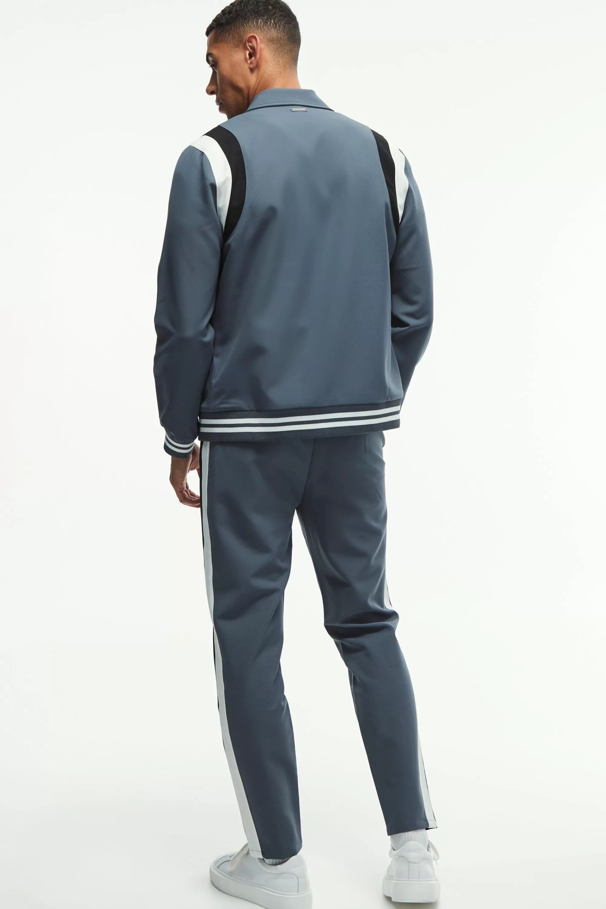 boohooMAN Tailored Varsity Trouser | UK