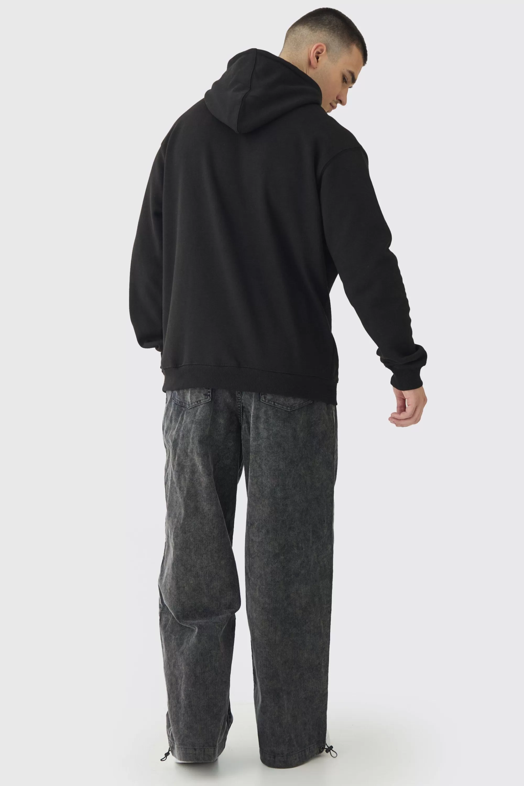 boohooMAN Tall 8 Ball Embroidered Hoodie | UK