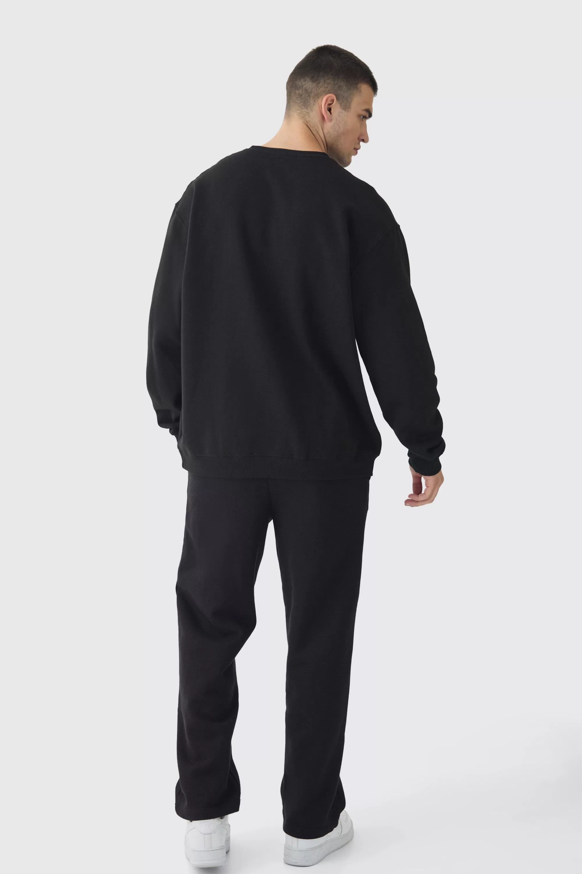 boohooMAN Tall Balaclava Graphic Oversized Sweatshirt | UK