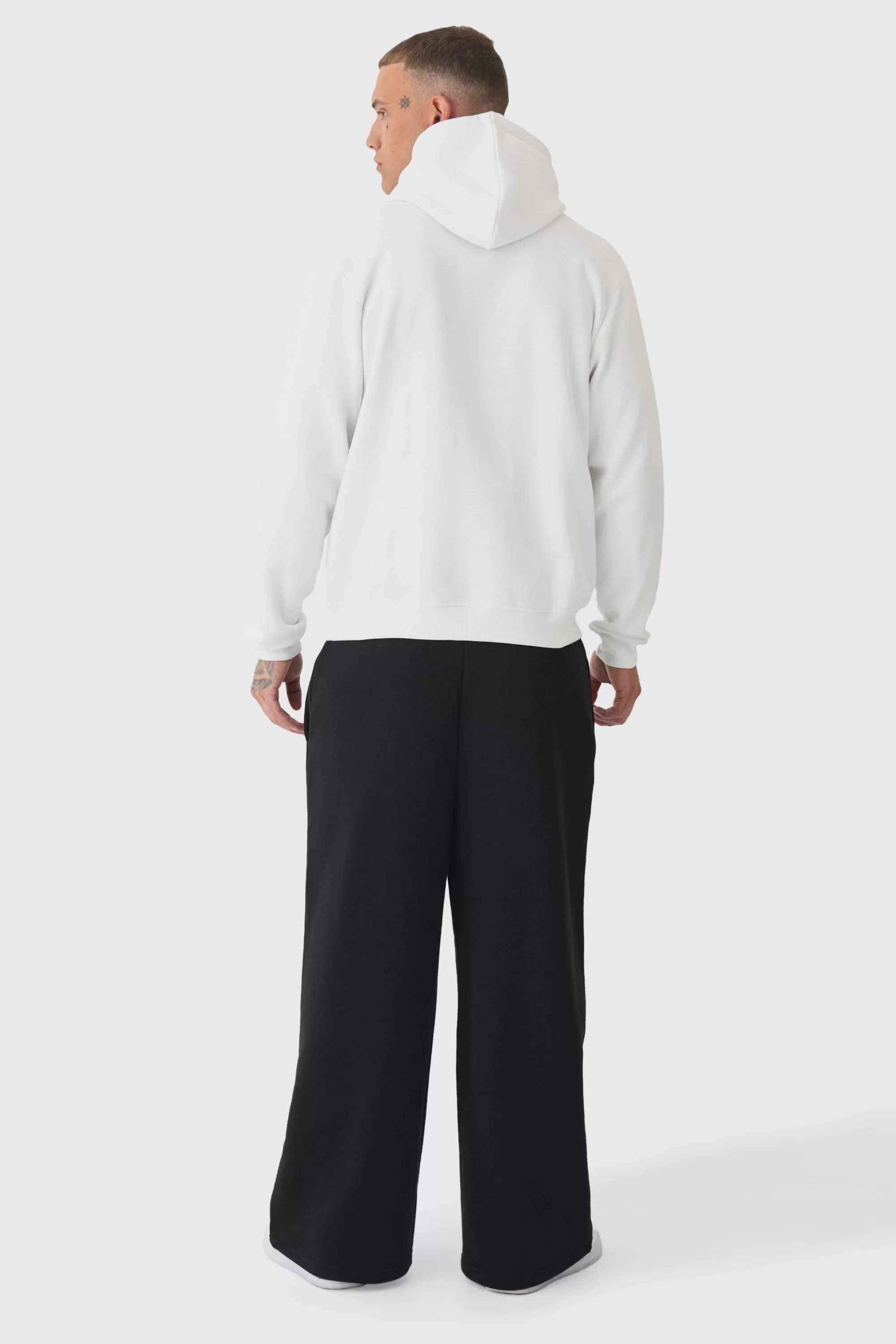 boohooMAN Tall Basic Man Signature Hoodie In | UK