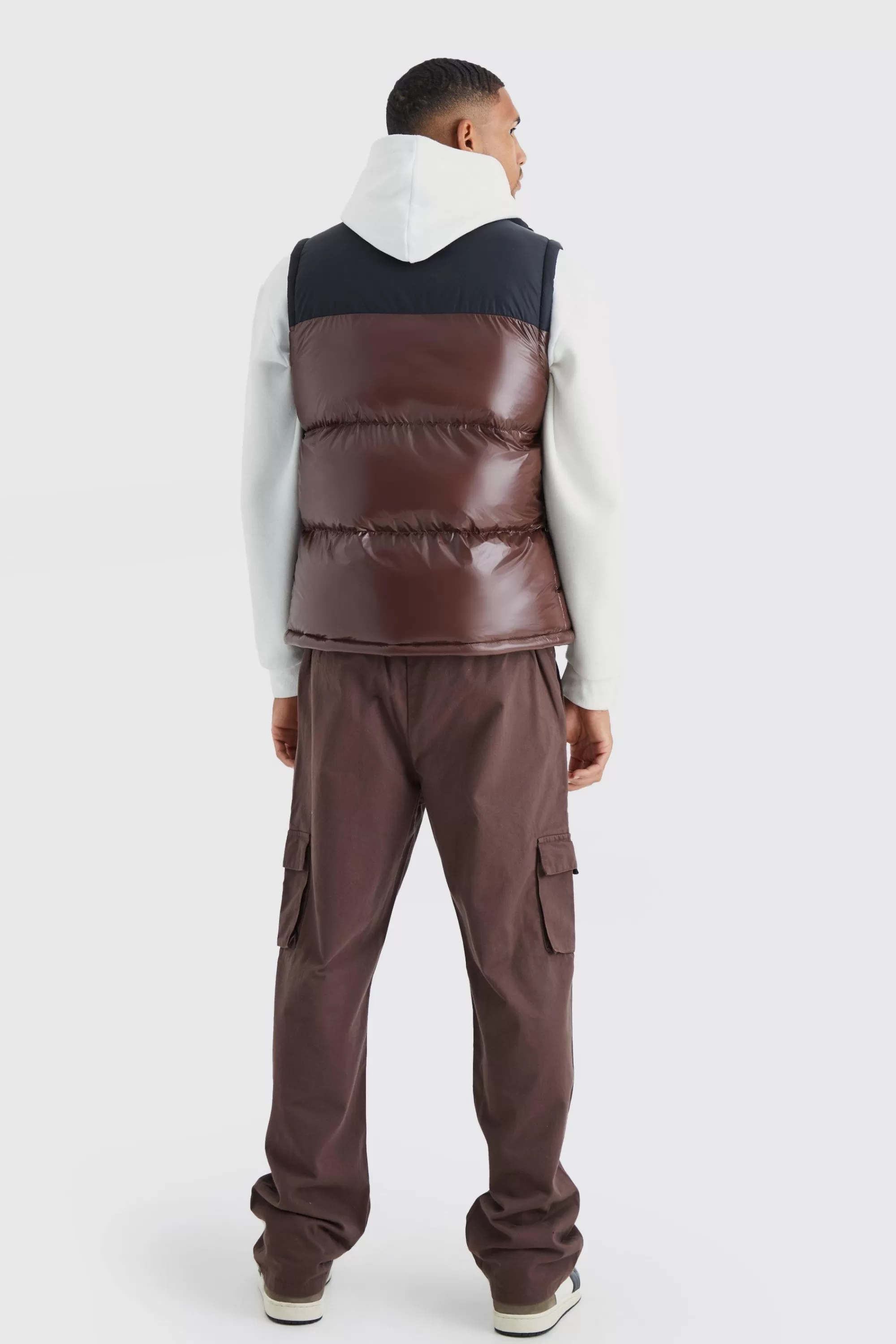 boohooMAN Tall Elastic Waist Relaxed Fit Buckle Cargo Jogger | UK
