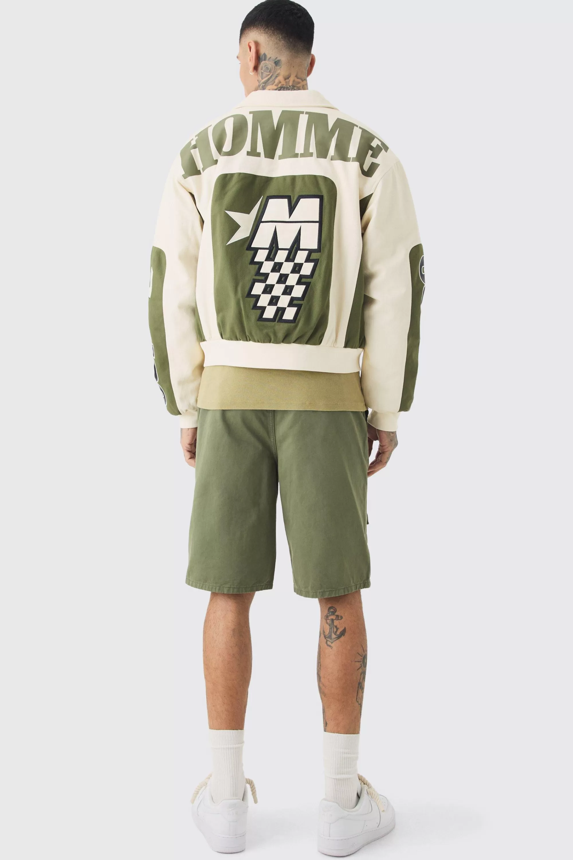 boohooMAN Tall Elasticated Waist Relaxed Bungee Cord Shorts | UK