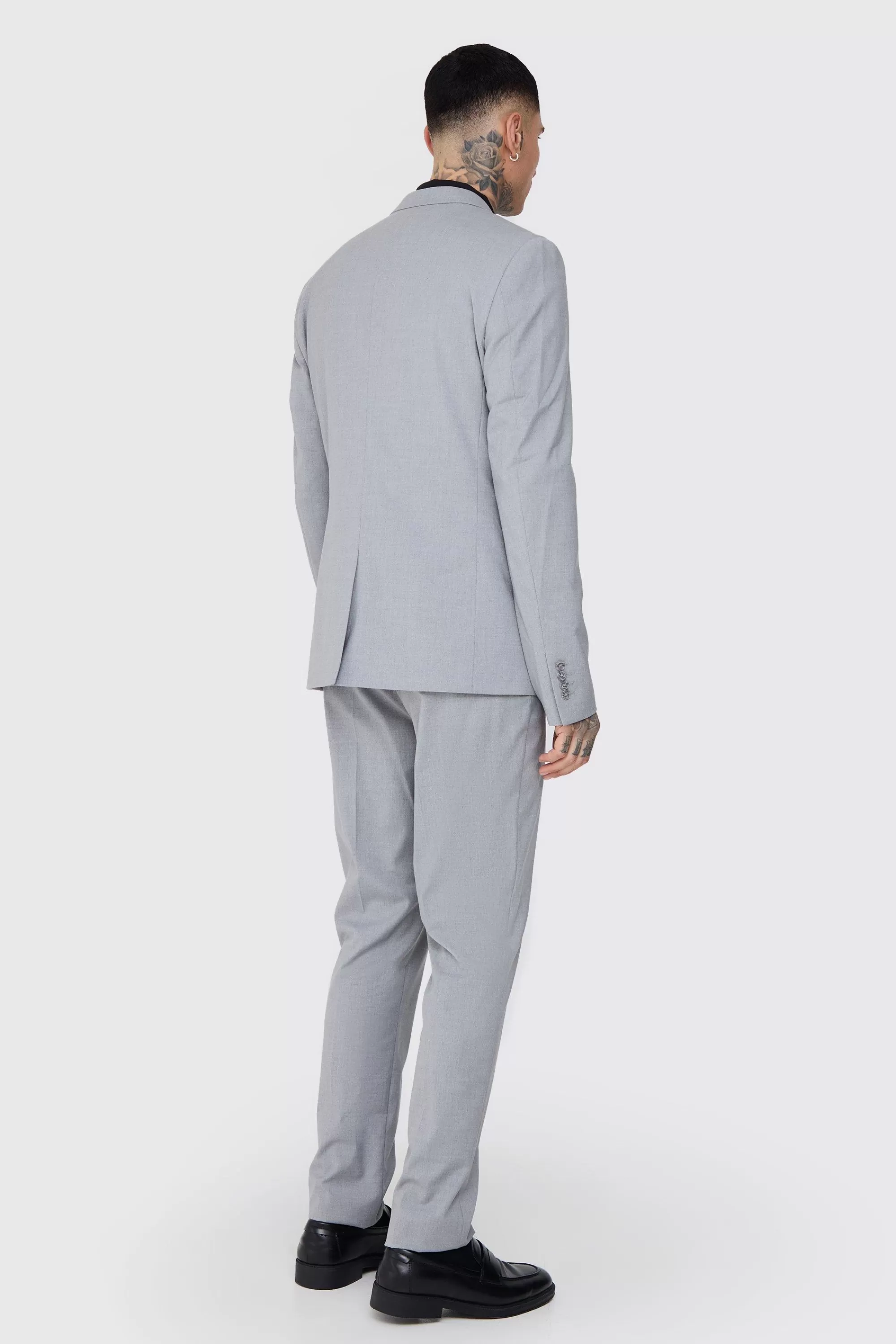 boohooMAN Tall Essential Slim Fit Suit Trouser In | UK