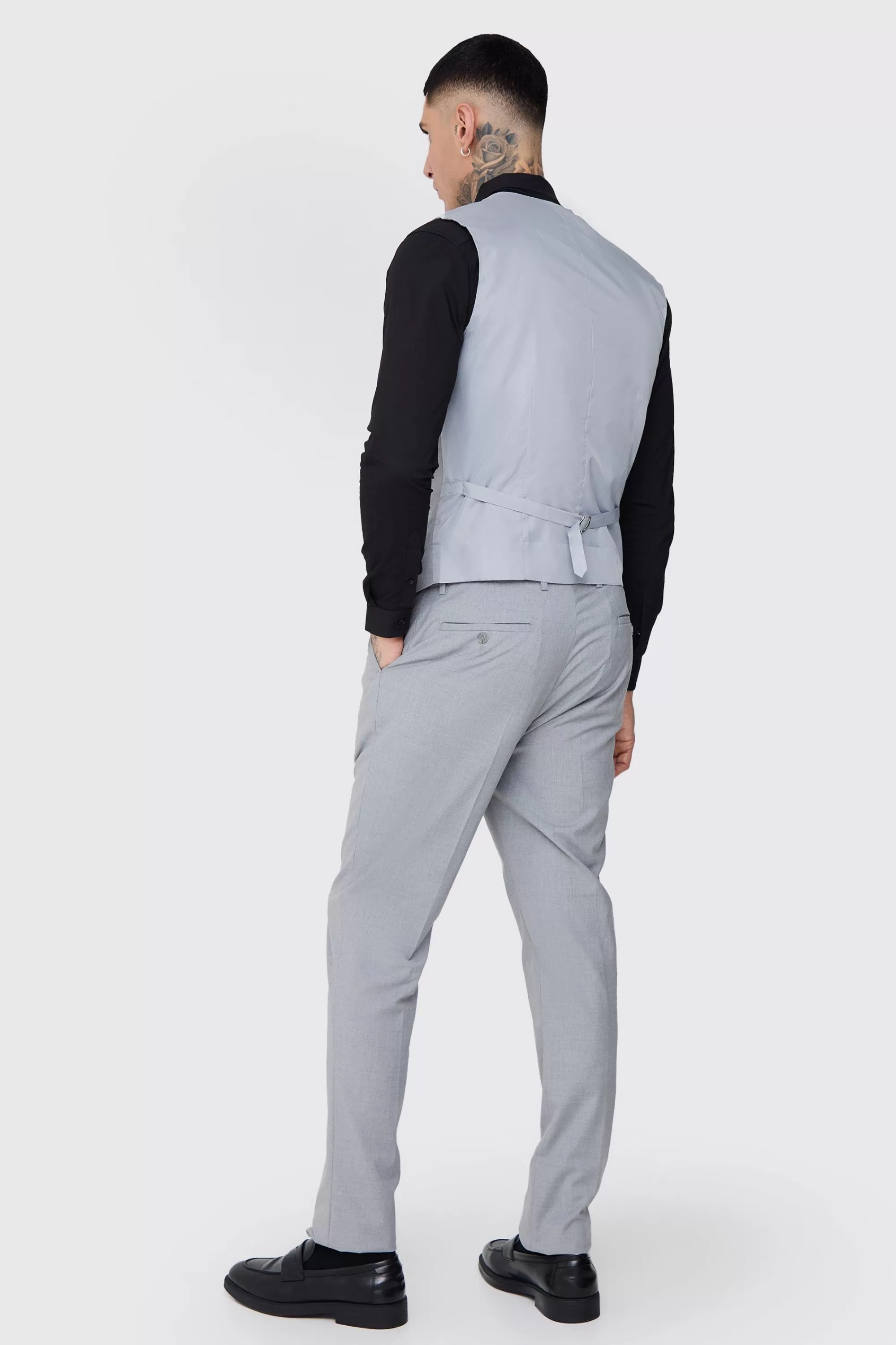 boohooMAN Tall Essential Waistcoat In | UK