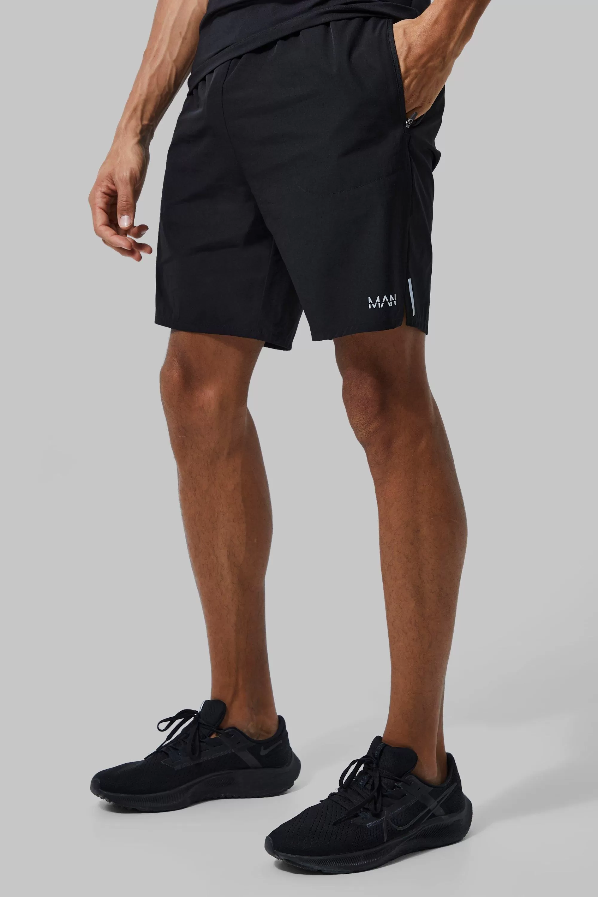 boohooMAN Tall Man Active Lightweight Performance Regular Fit 5inch Shorts | UK