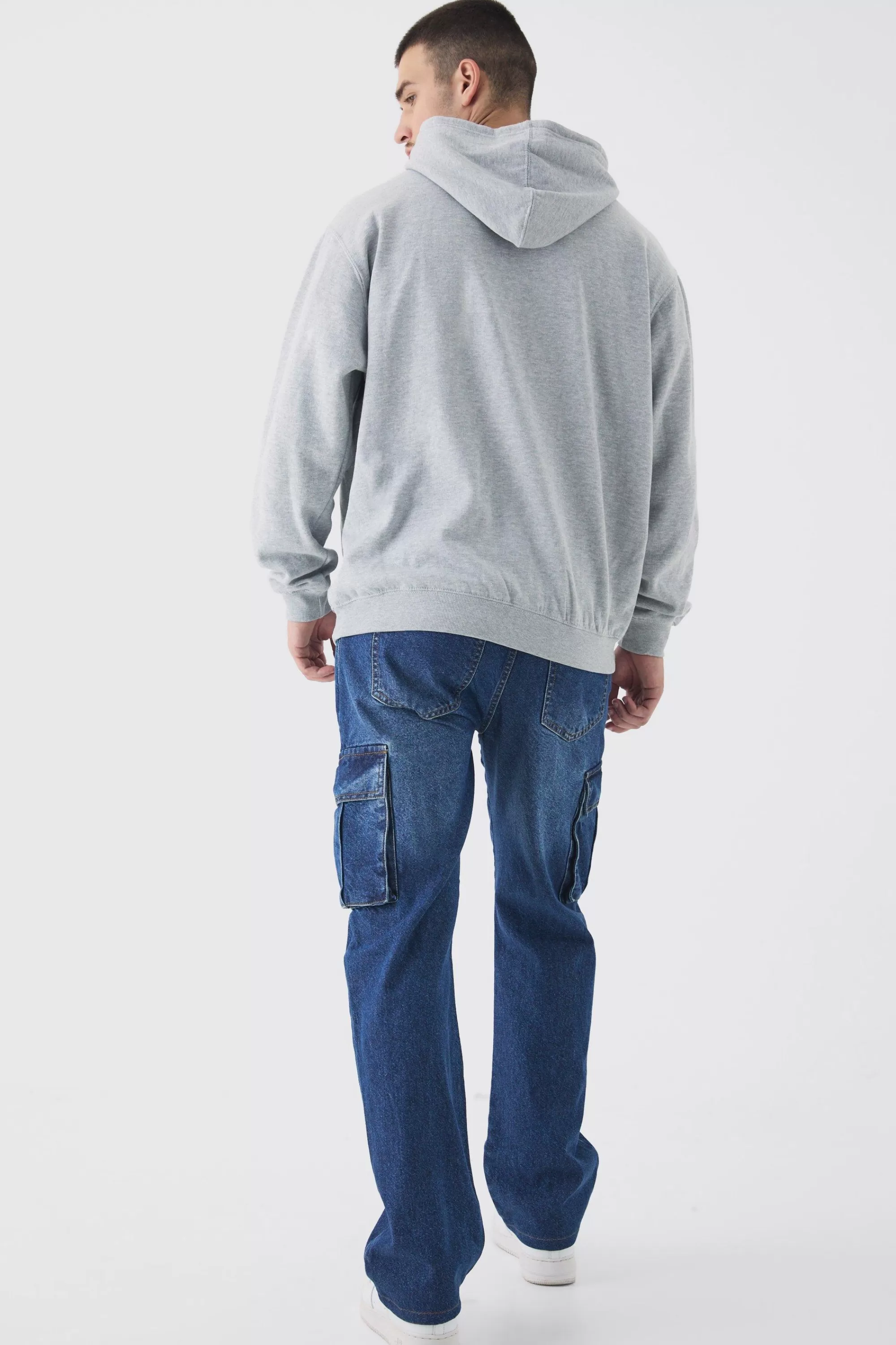 boohooMAN Tall Oversized Nirvana Face License Print Hoodie | UK
