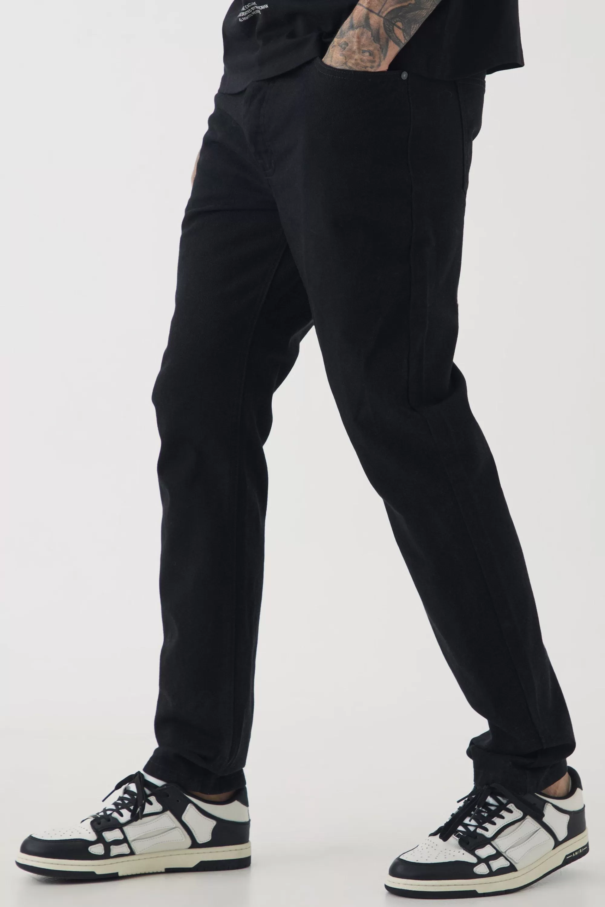 boohooMAN Tall Slim Rigid Jean | UK