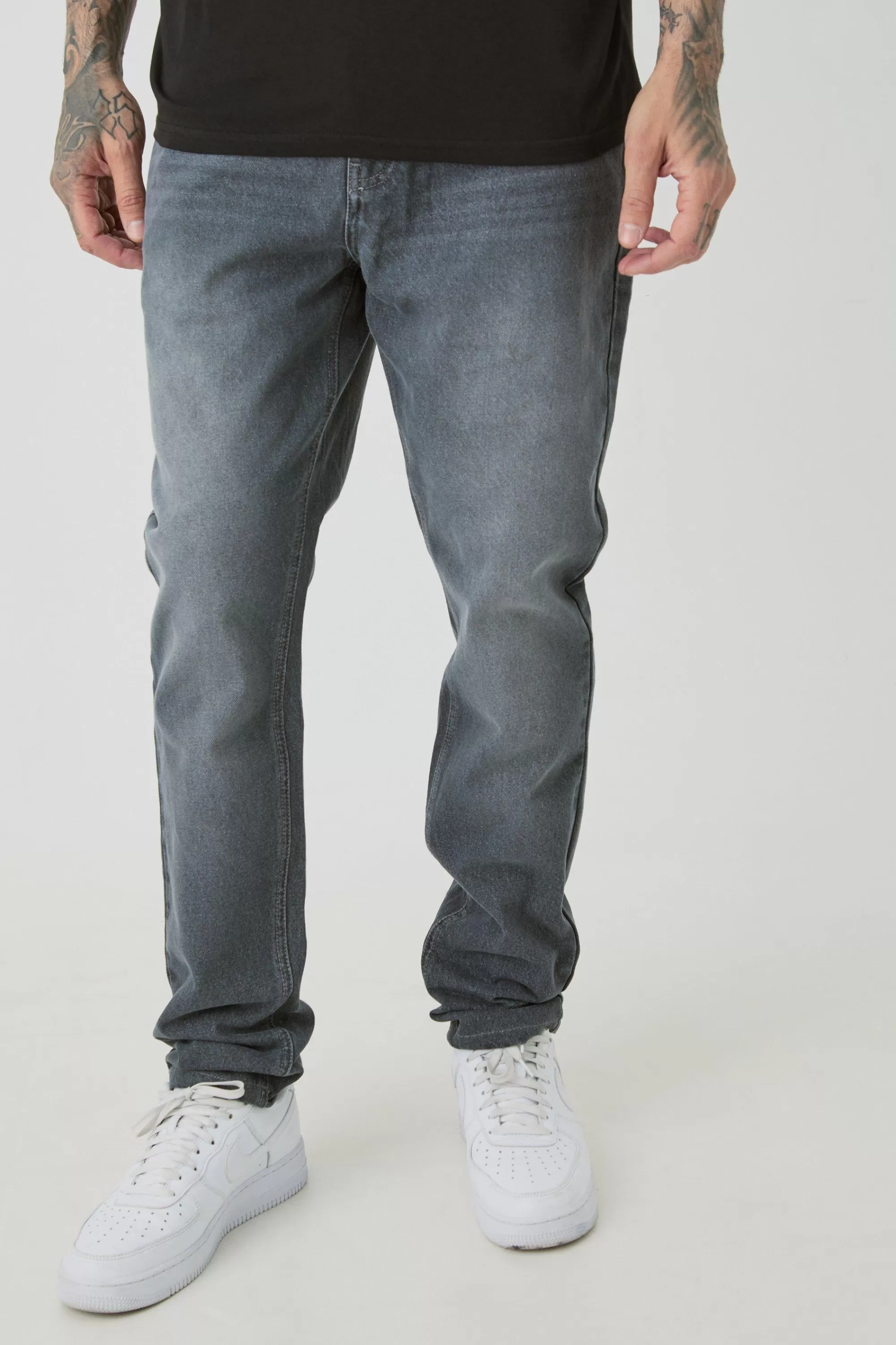 boohooMAN Tall Slim Rigid Jean | UK