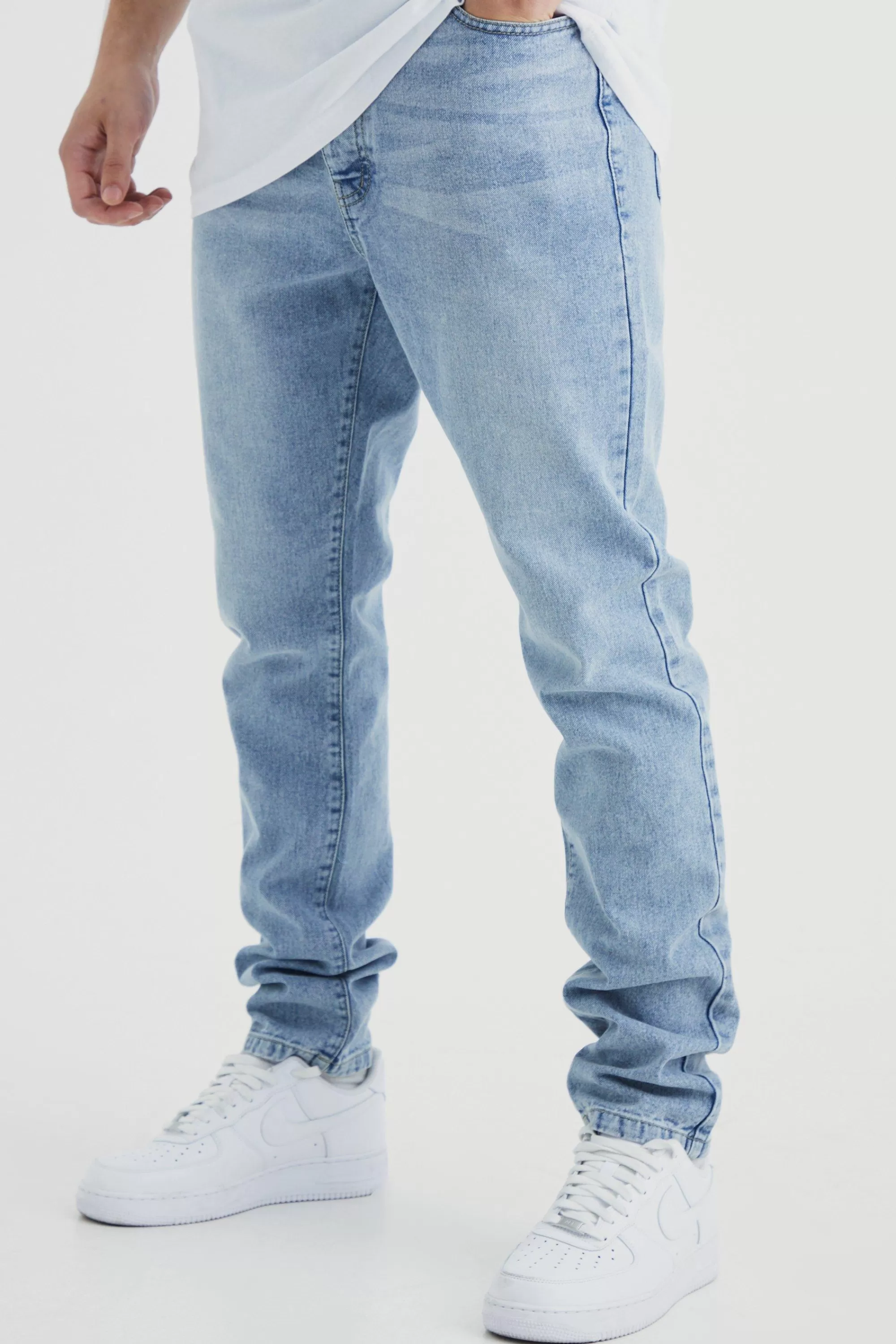 boohooMAN Tall Slim Rigid Jean | UK