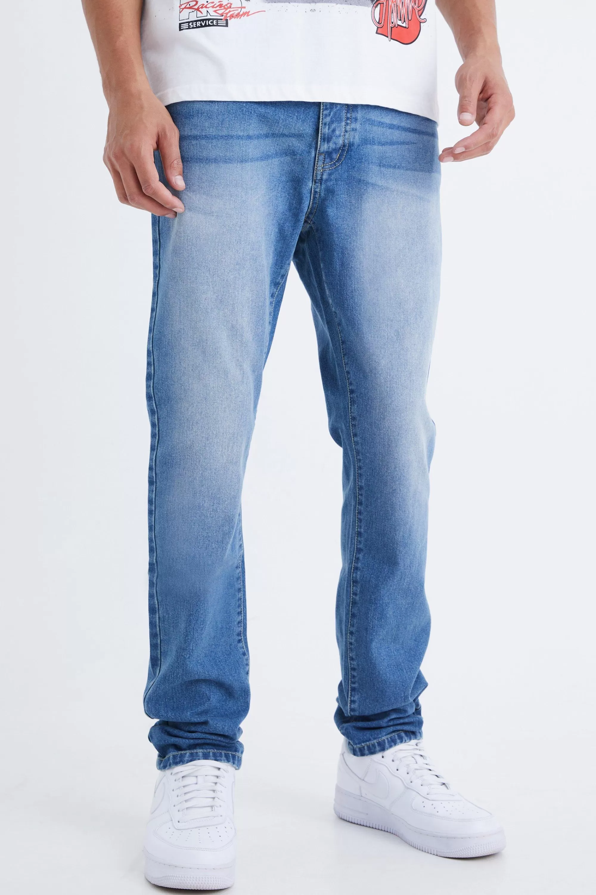 boohooMAN Tall Slim Rigid Jean | UK