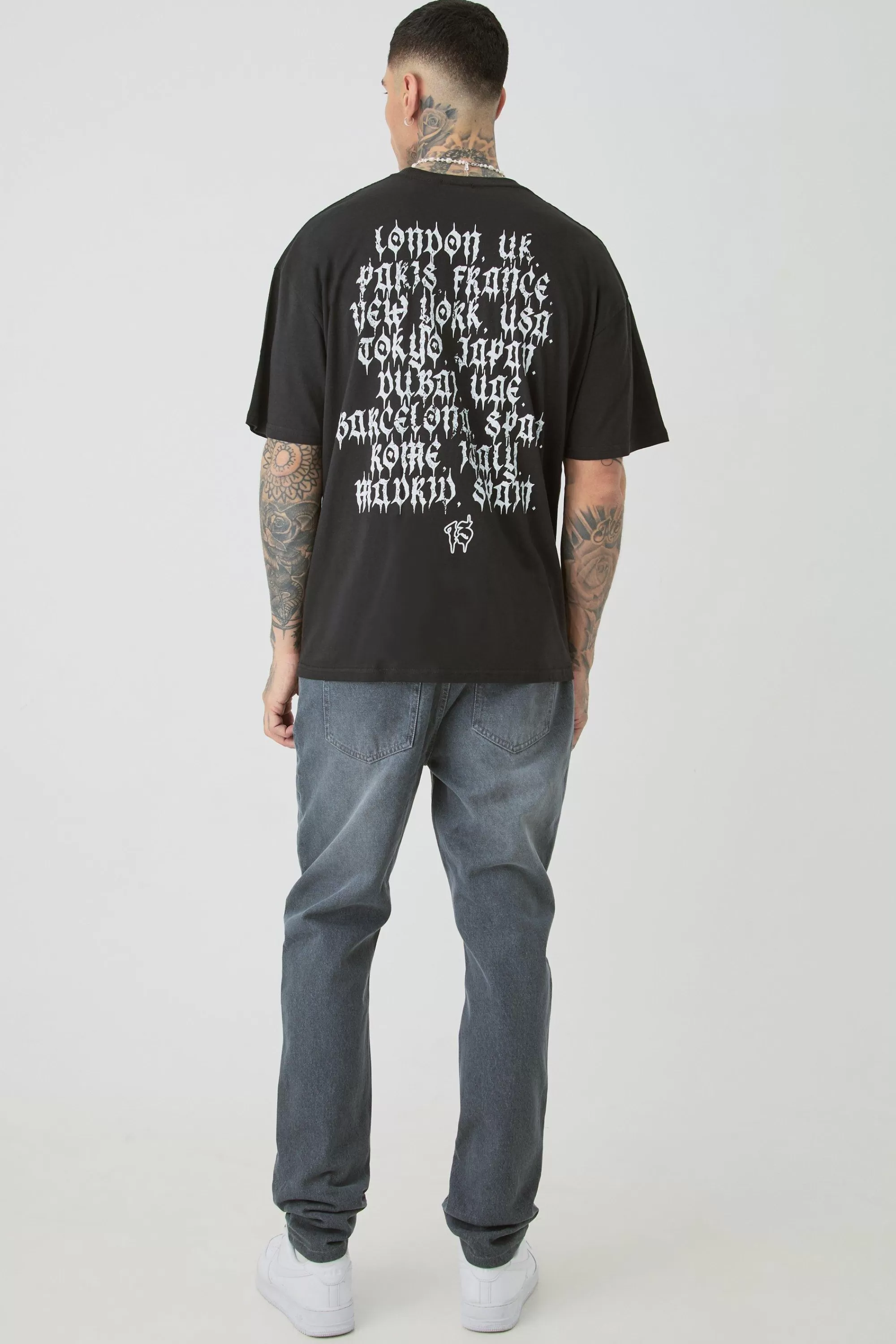 boohooMAN Tall Slim Rigid Jean | UK