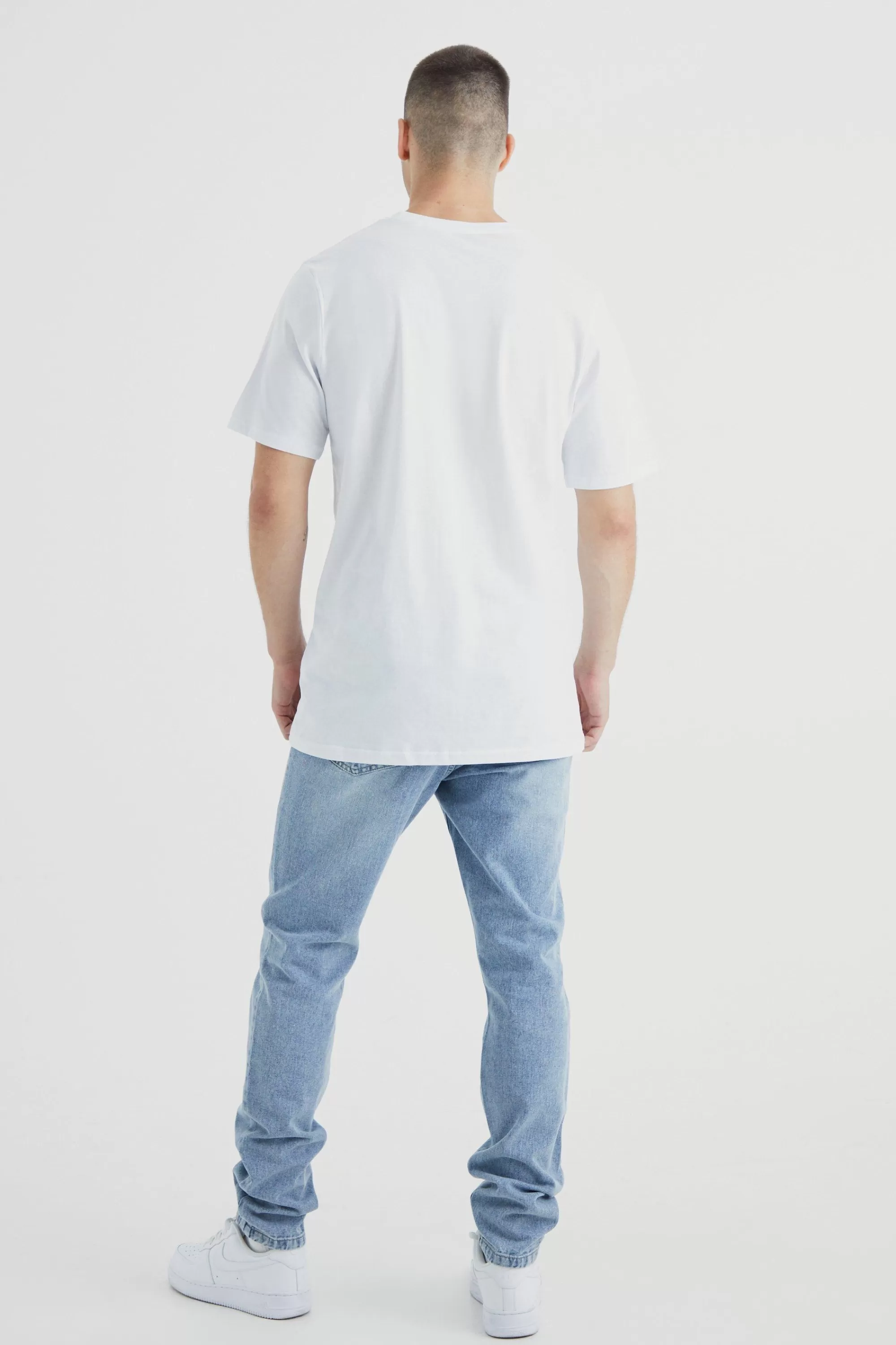 boohooMAN Tall Slim Rigid Jean | UK
