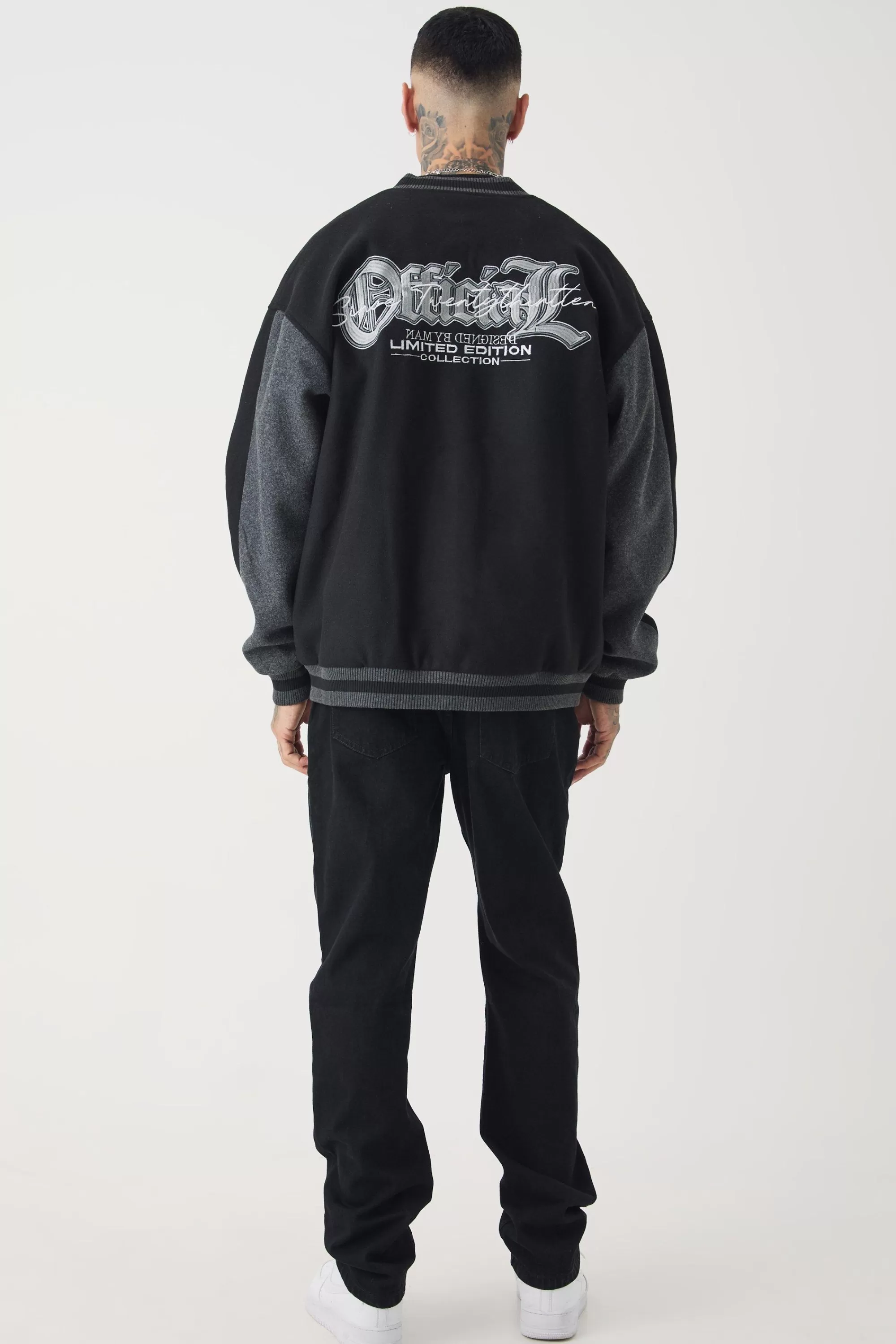 boohooMAN Tall Straight Rigid Jean | UK