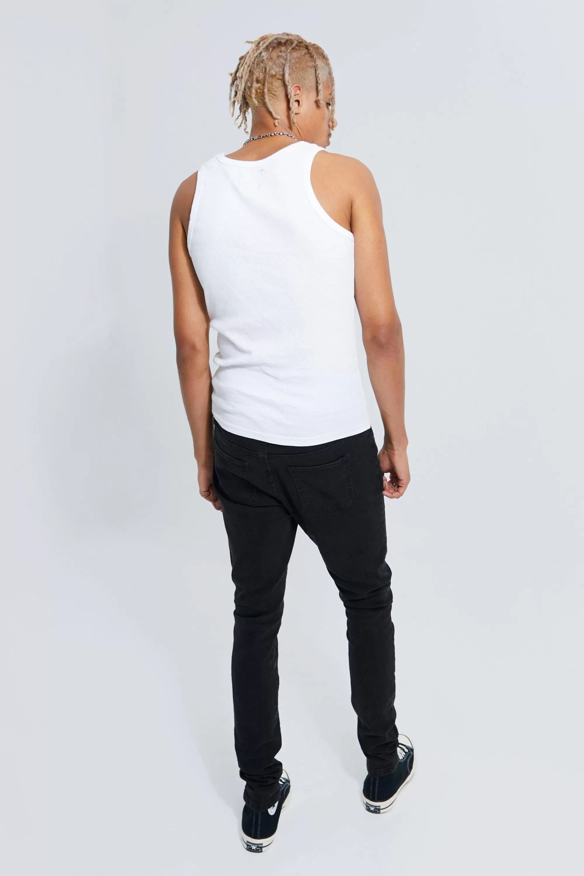 boohooMAN Tall Stretch Skinny Fit Jeans | UK