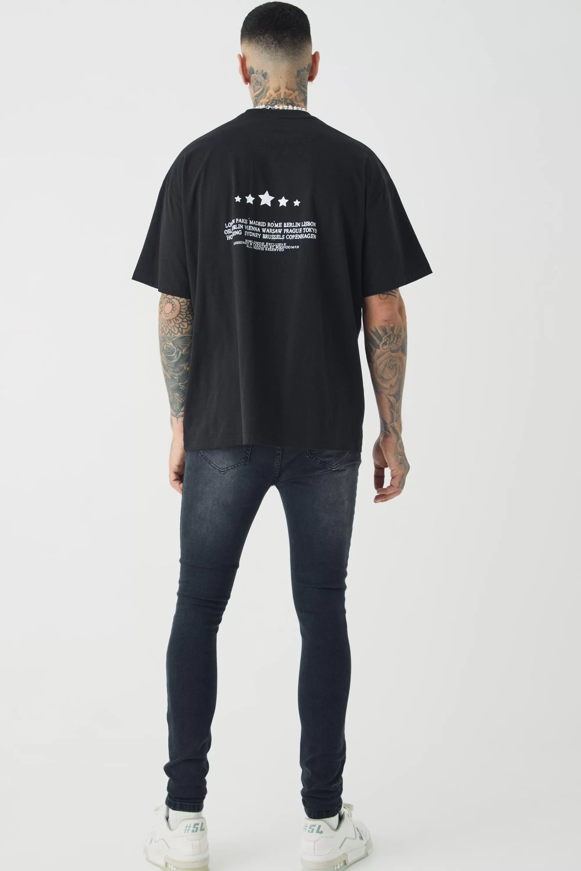 boohooMAN Tall Super Skinny Stretch Jean | UK