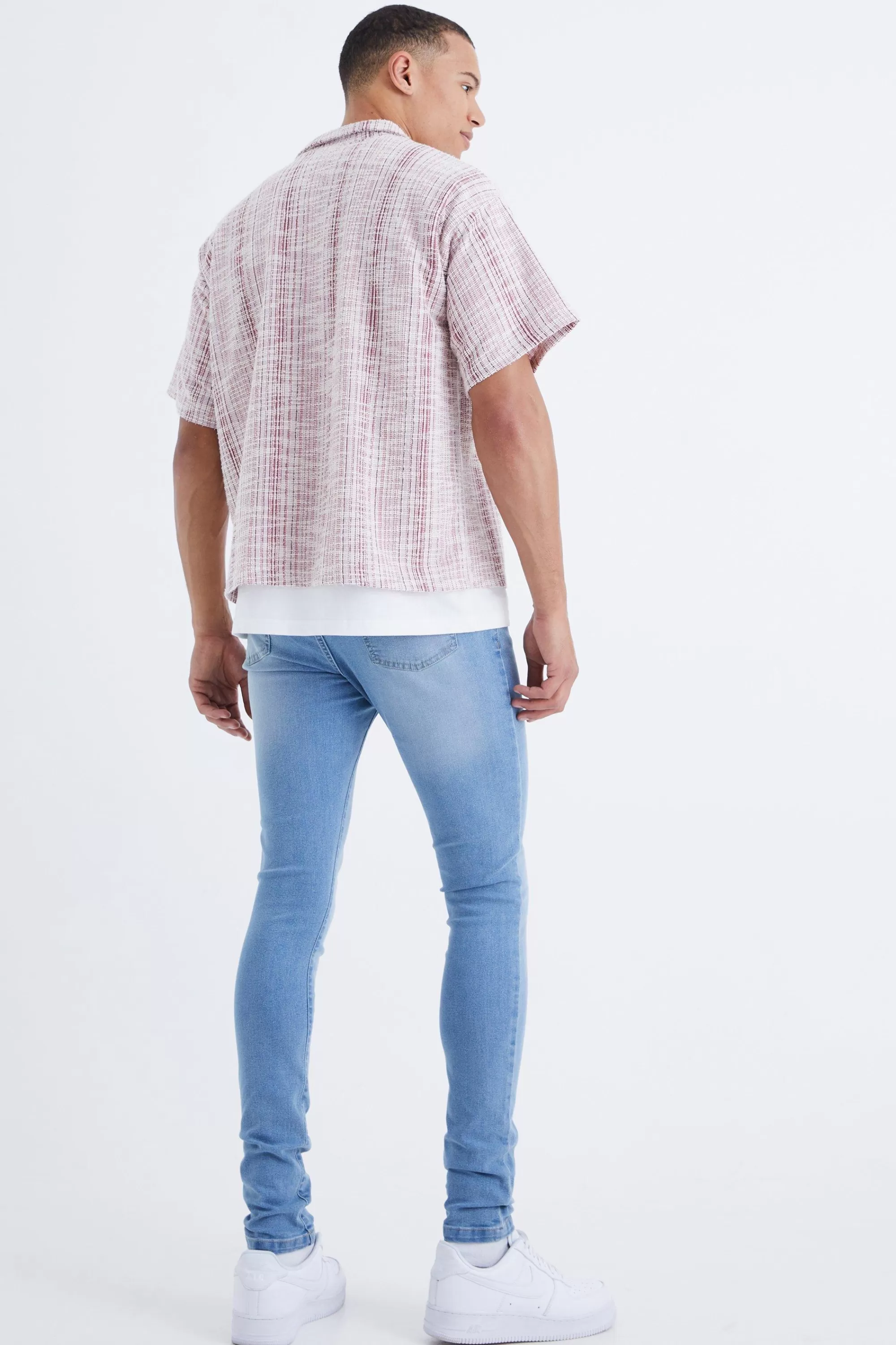 boohooMAN Tall Super Skinny Stretch Jean | UK
