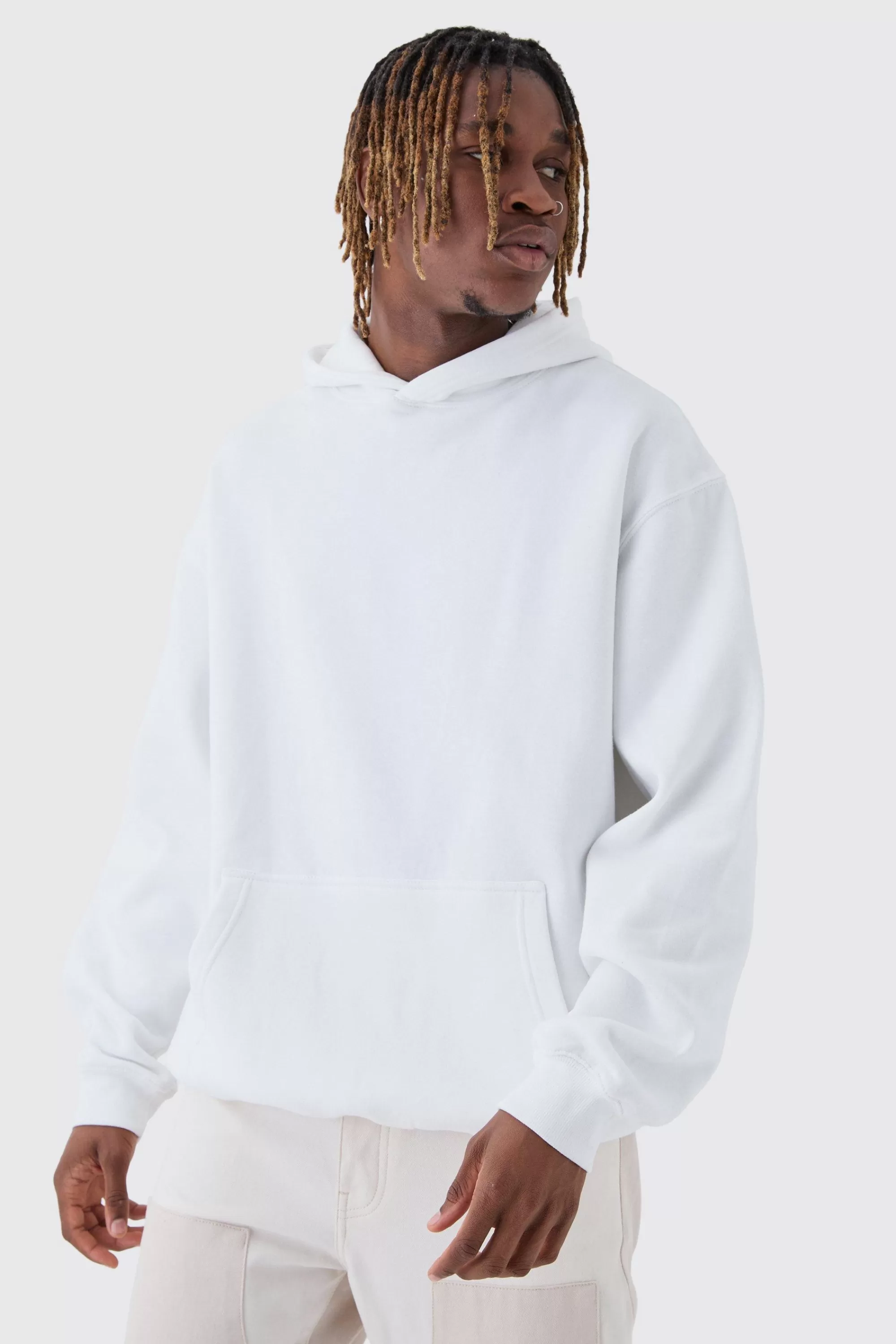 boohooMAN Tall Wild West Back Printed Oversized Hoodie | UK