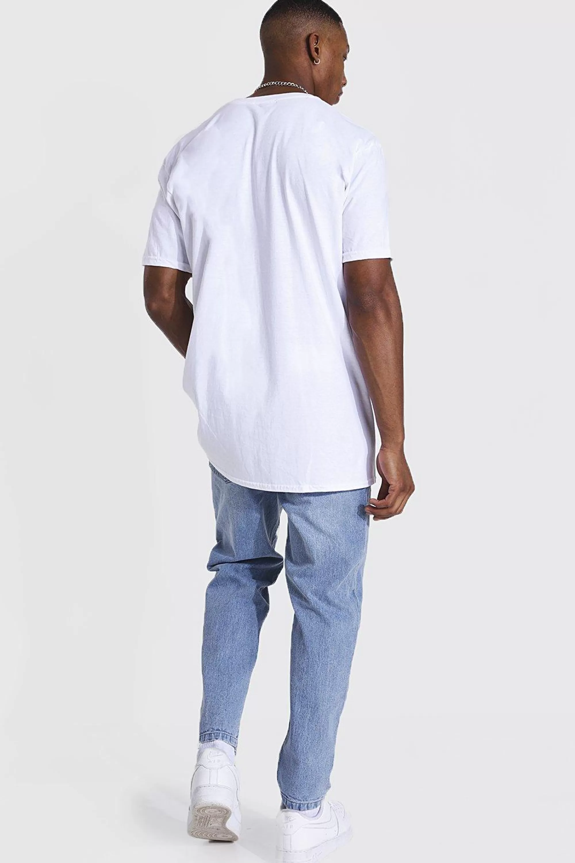 boohooMAN Tapered Fit Rigid Jeans | UK