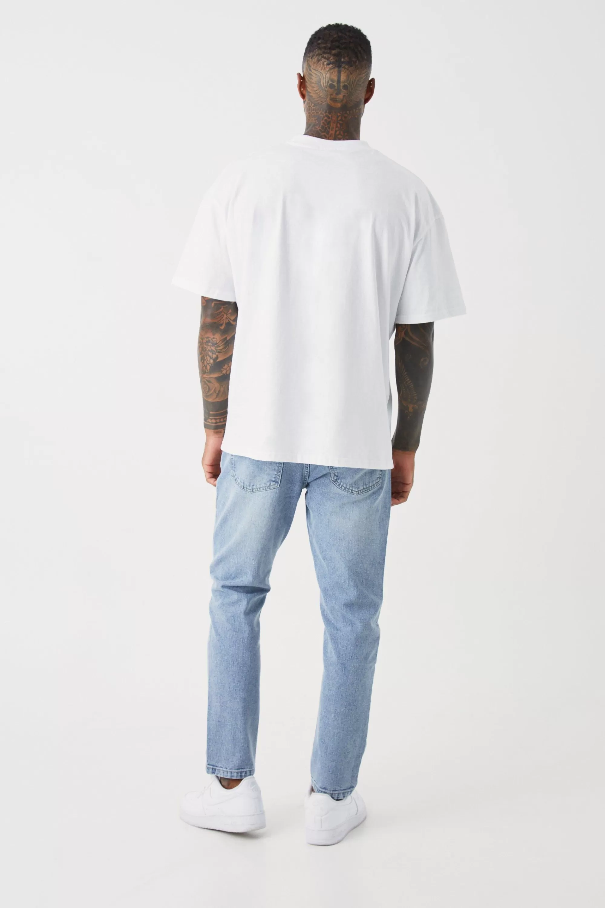 boohooMAN Tapered Rigid Jean | UK
