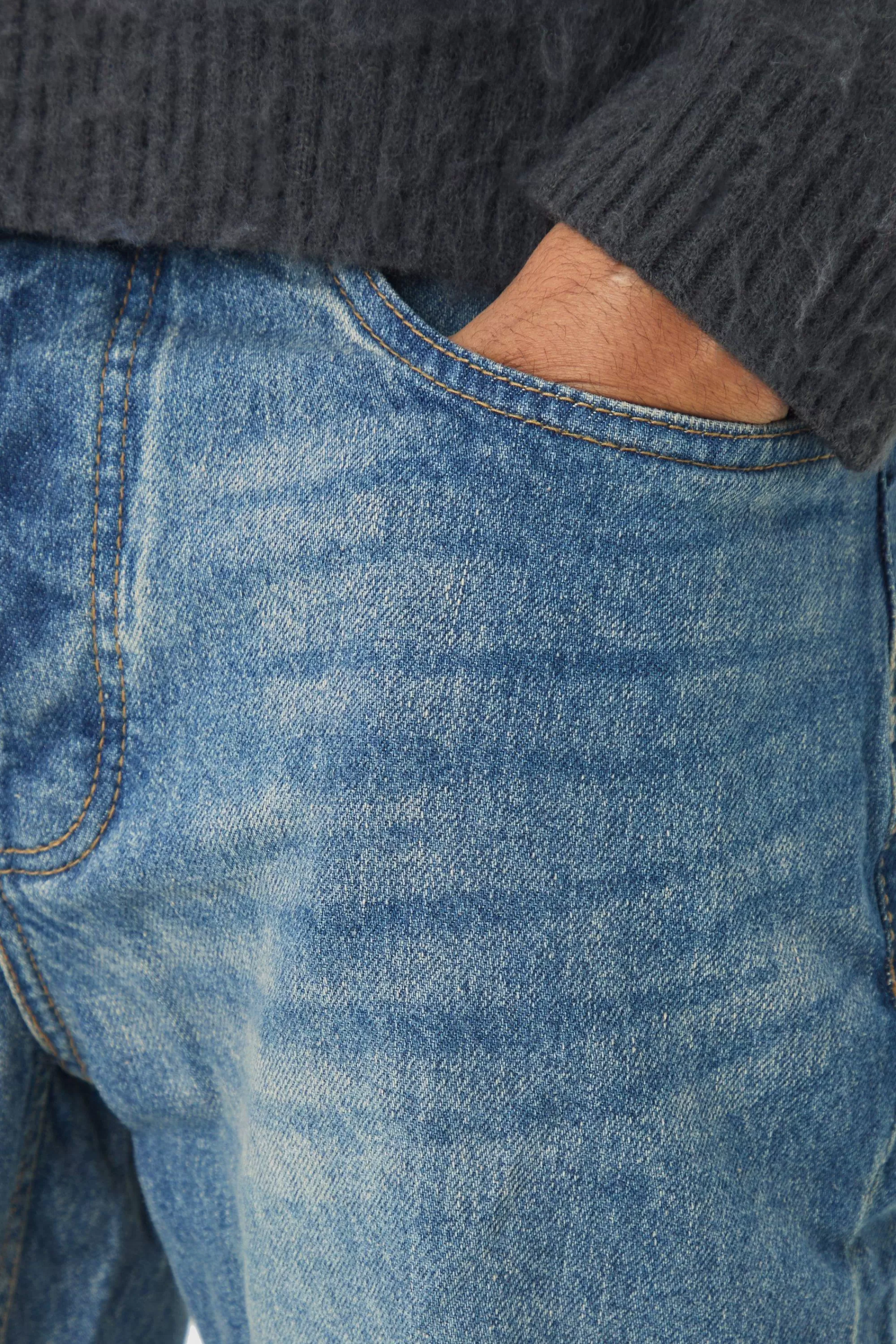 boohooMAN Tapered Rigid Jean In | UK