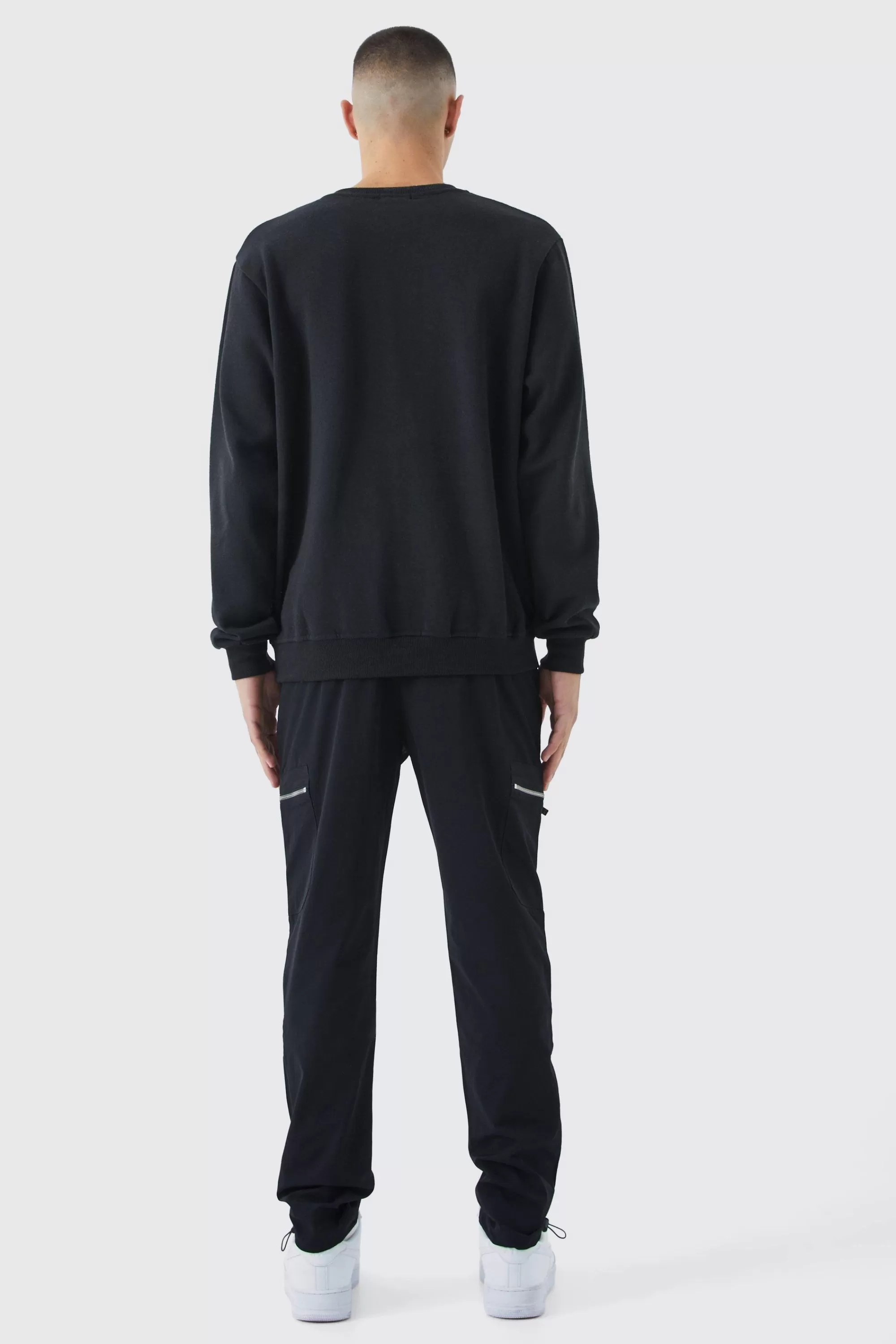boohooMAN Technical Stretch 3D Pocket Set | UK