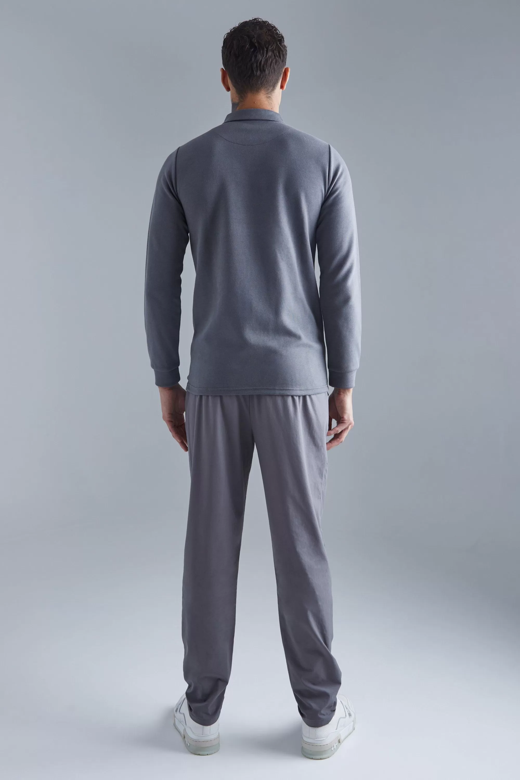 boohooMAN Technical Stretch Slim Trouser | UK