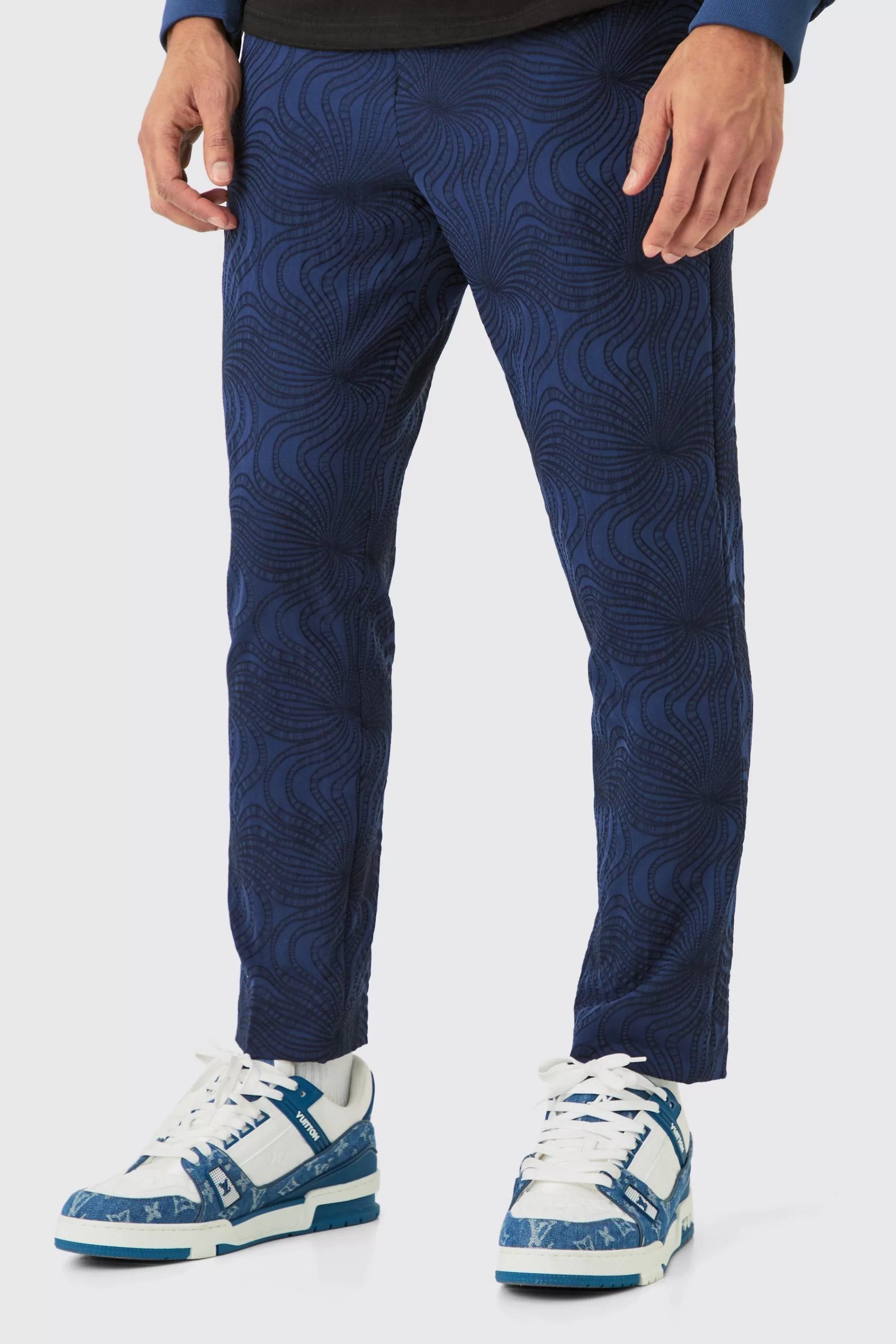 boohooMAN Textured Regular Fit Tailored Bomber Set | UK