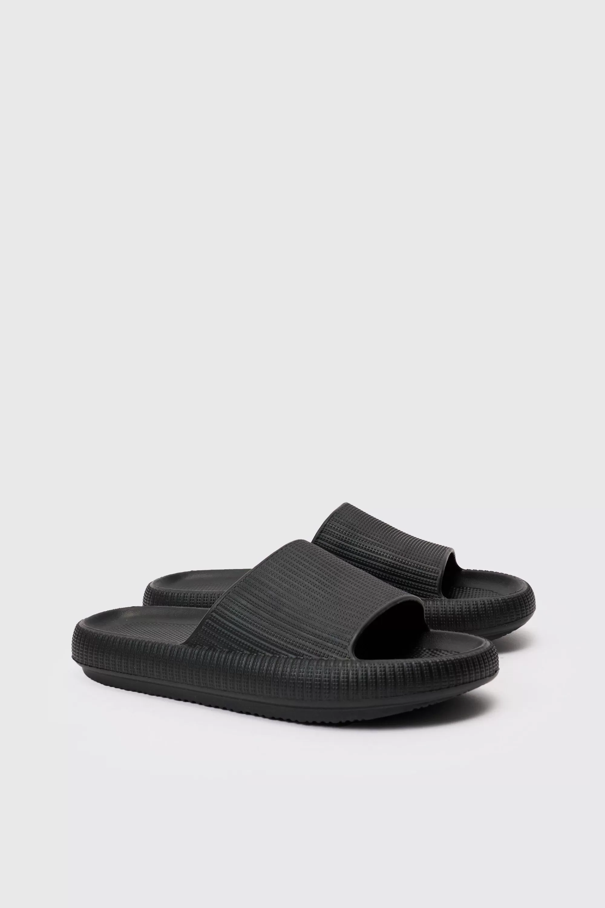 boohooMAN Textured Slider In | UK