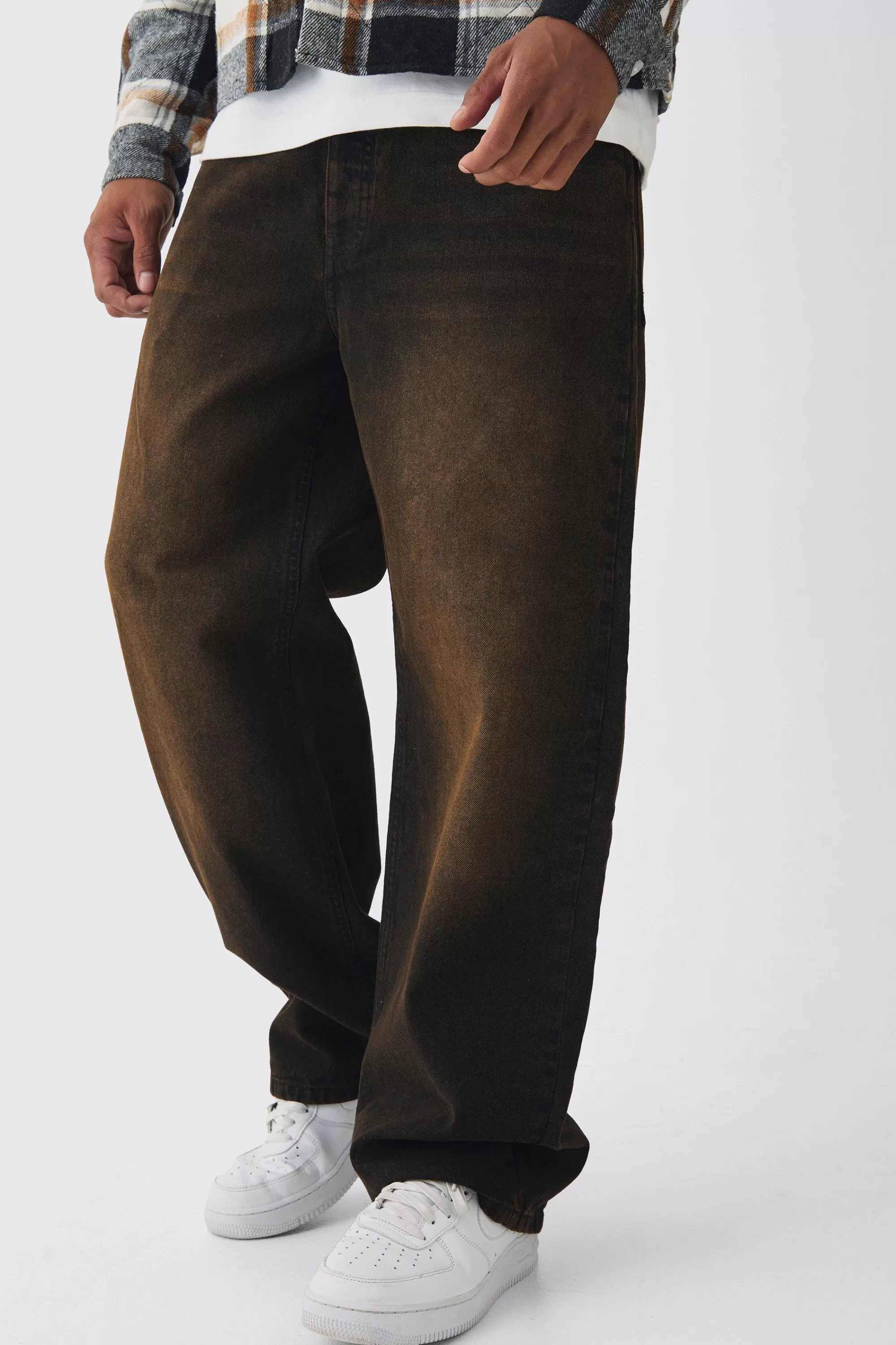 boohooMAN Tinted Denim Set | UK