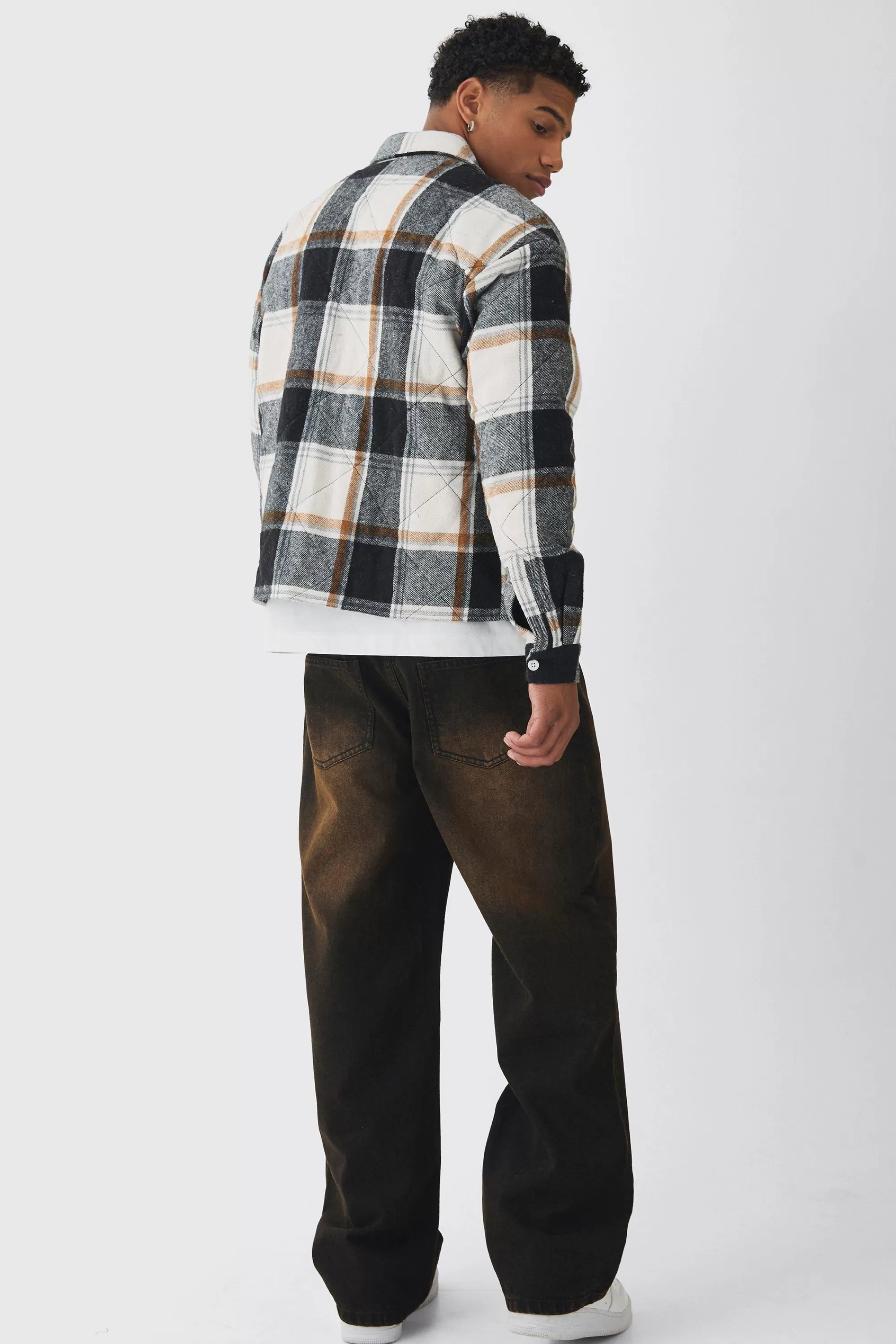 boohooMAN Tinted Denim Set | UK