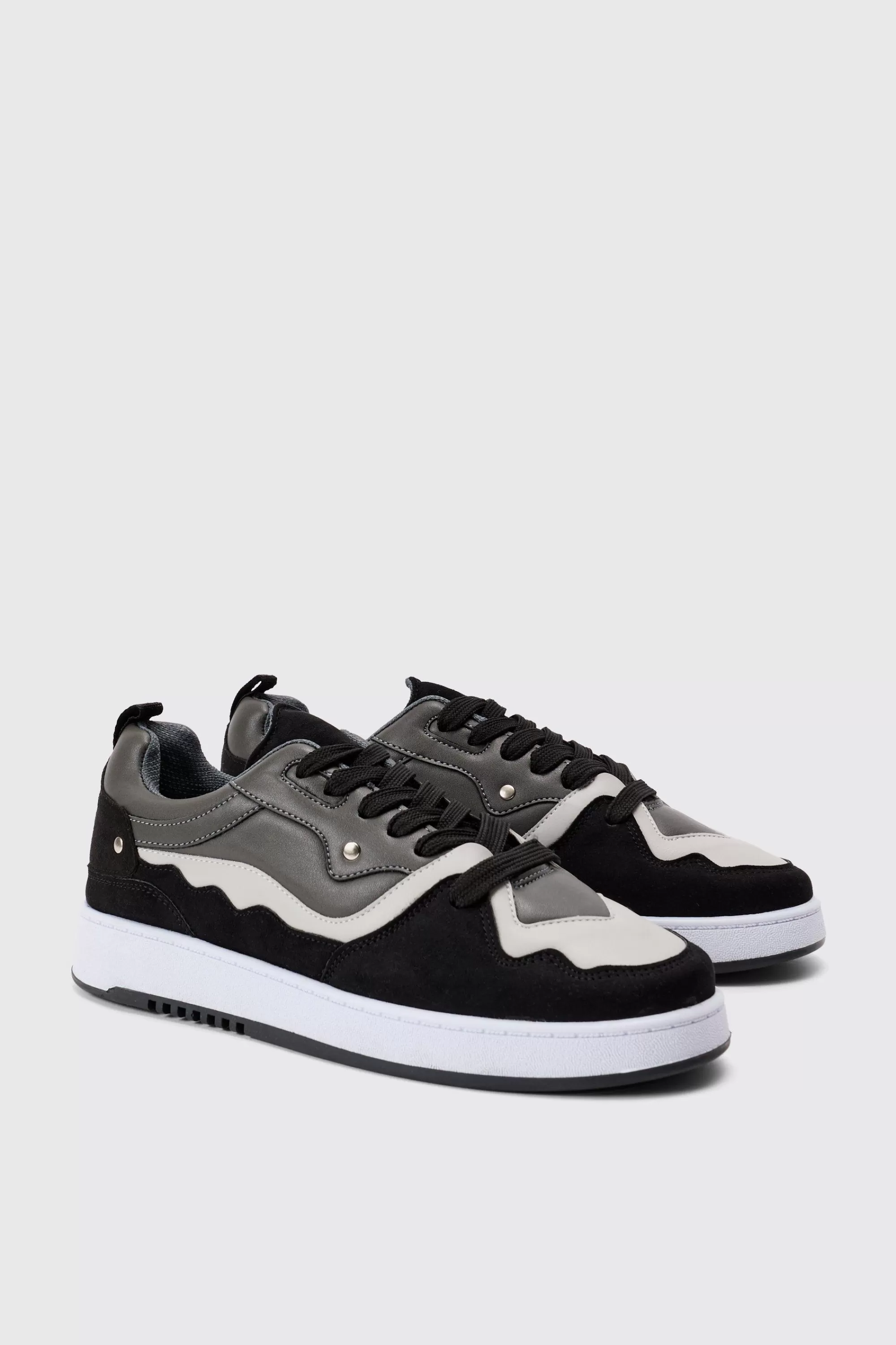 boohooMAN Tonal Chunky Trainers In | UK