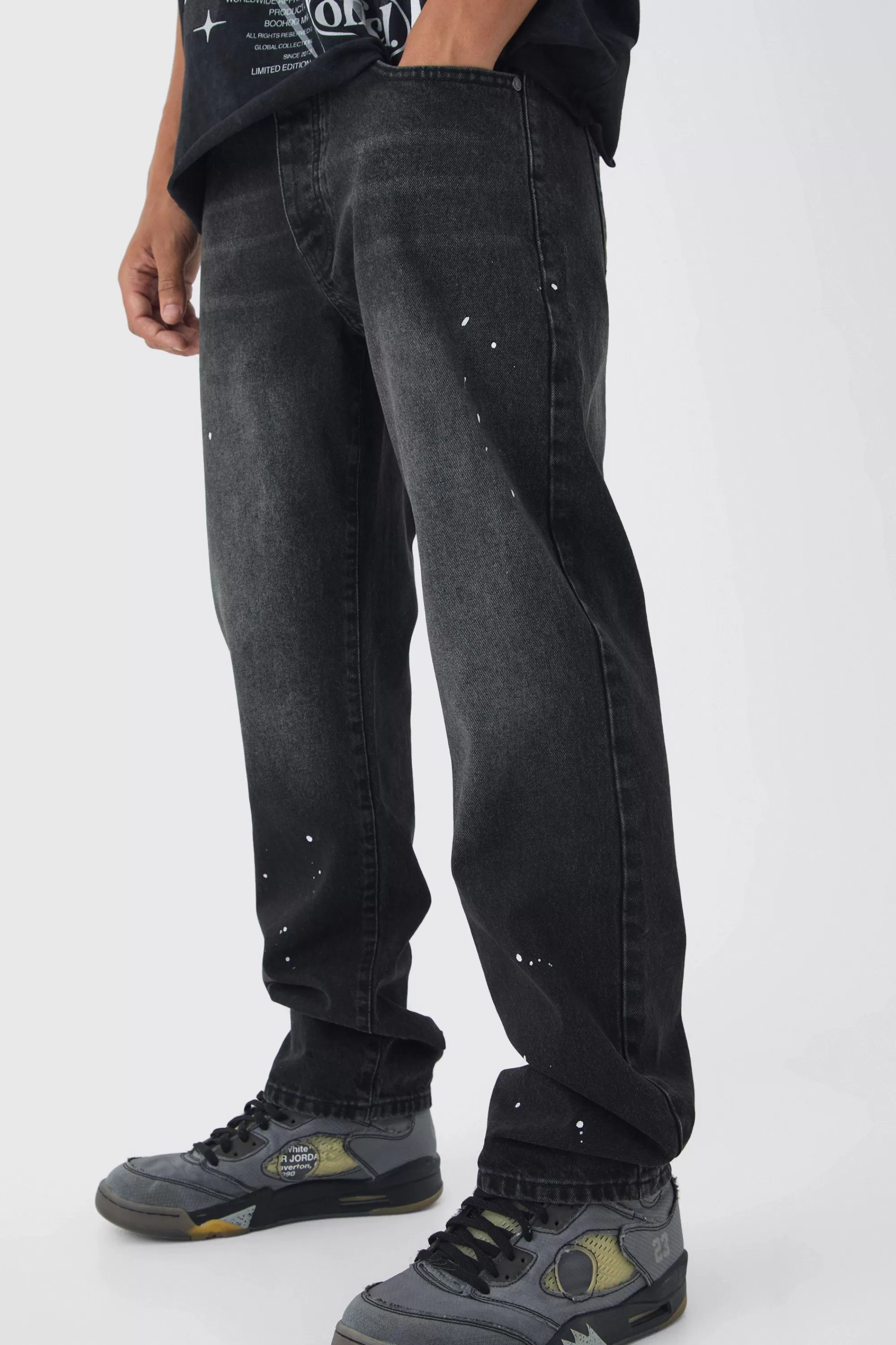 boohooMAN Tonal Embroidered Set | UK